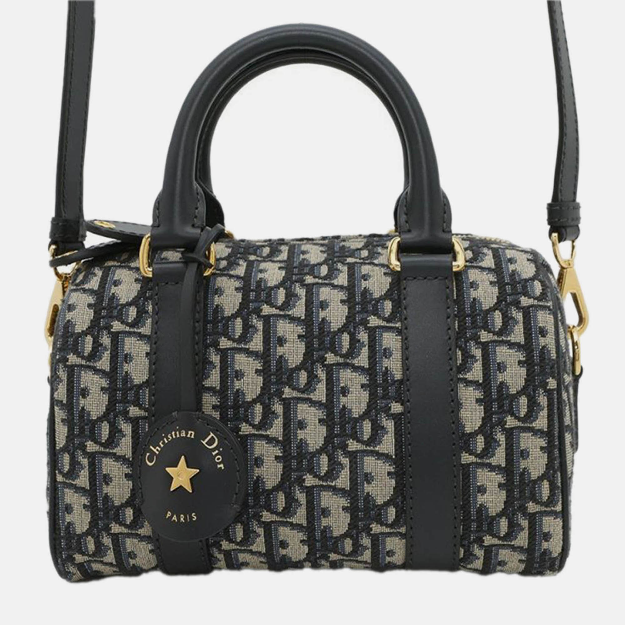 

Dior Blue Oblique Canvas Groove 20