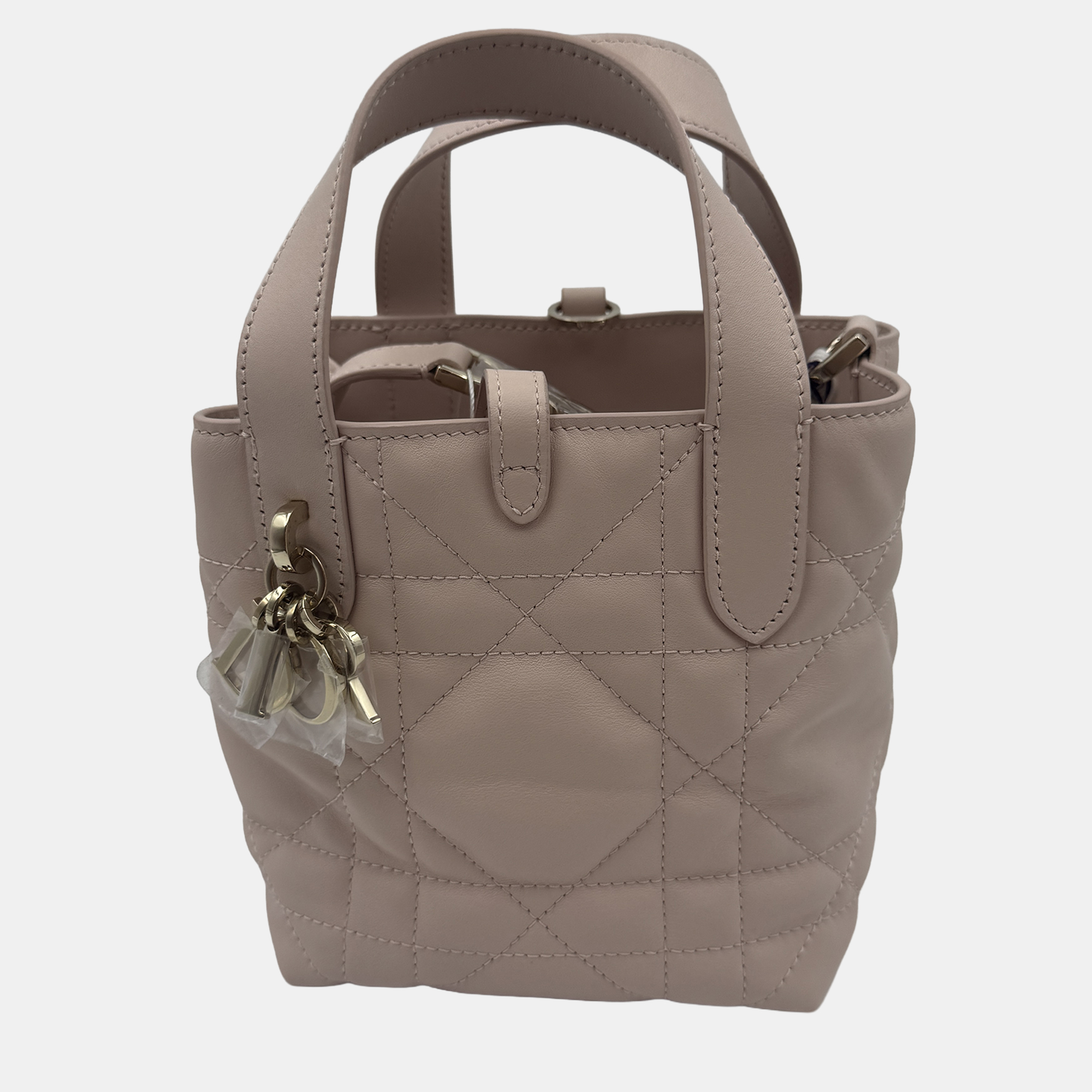 

Dior Small Toujours Vertical pink Leather Bag