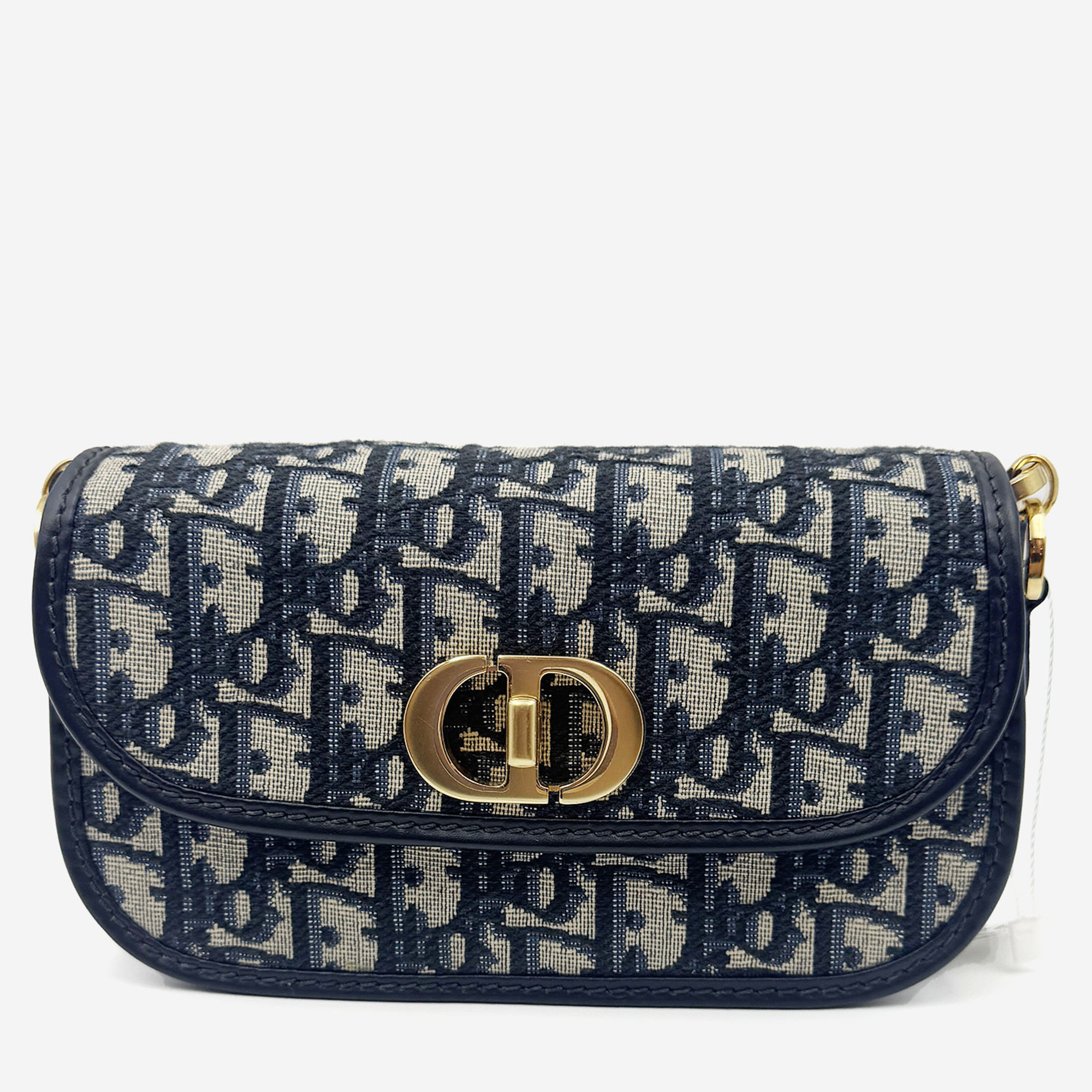 

Dior oblique 30 montaigne avenue bag small, Blue