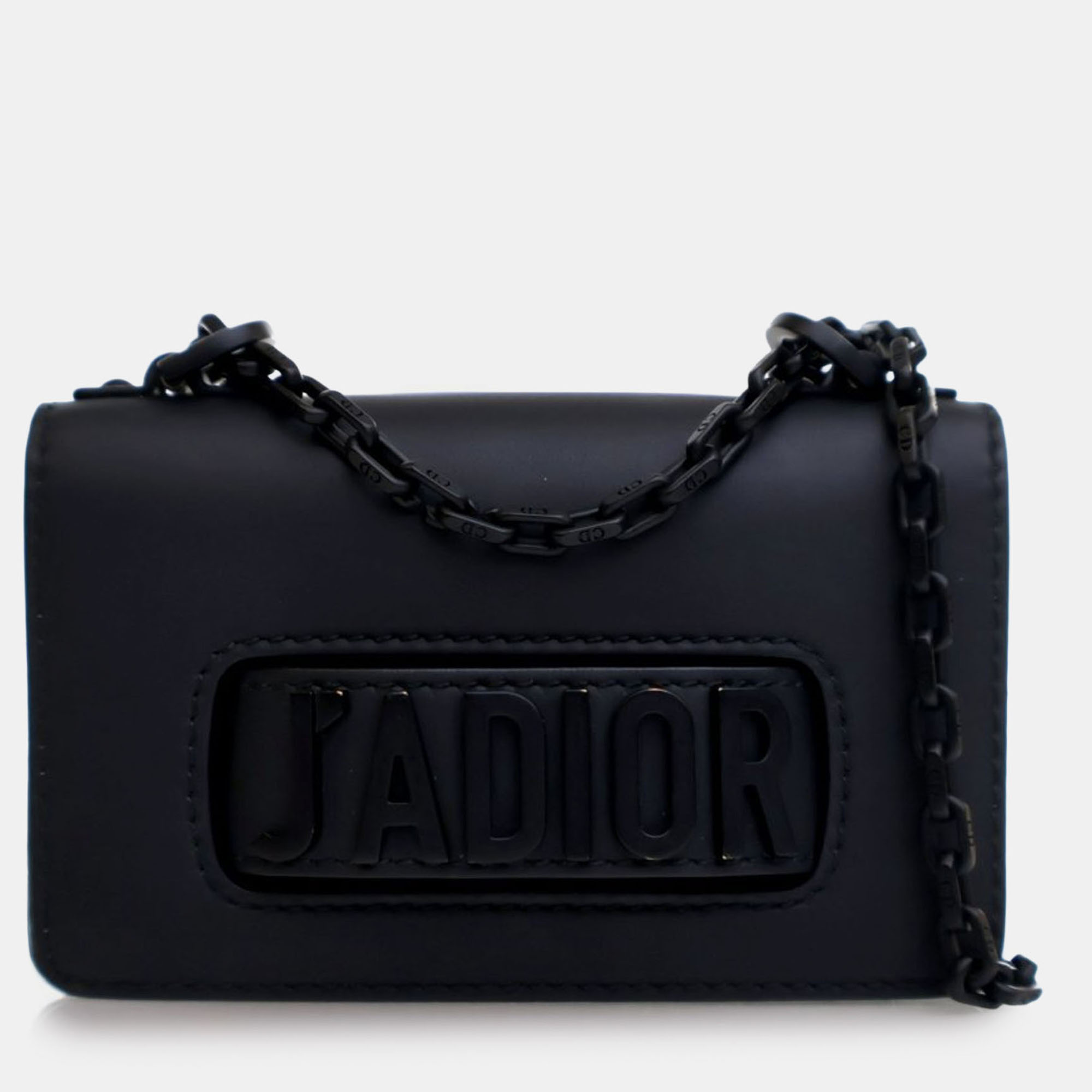 

Dior Black Mini Ultra Matte Calfskin J'Adior Chain Flap