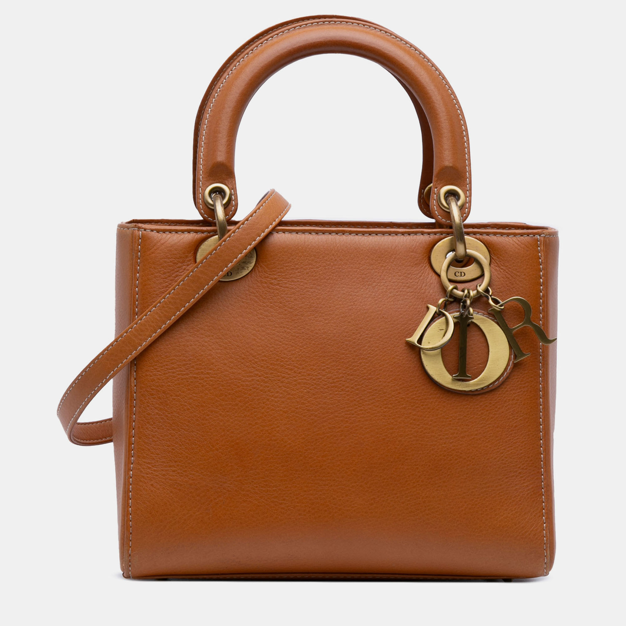 

Dior Brown Medium Calfskin Lady Dior