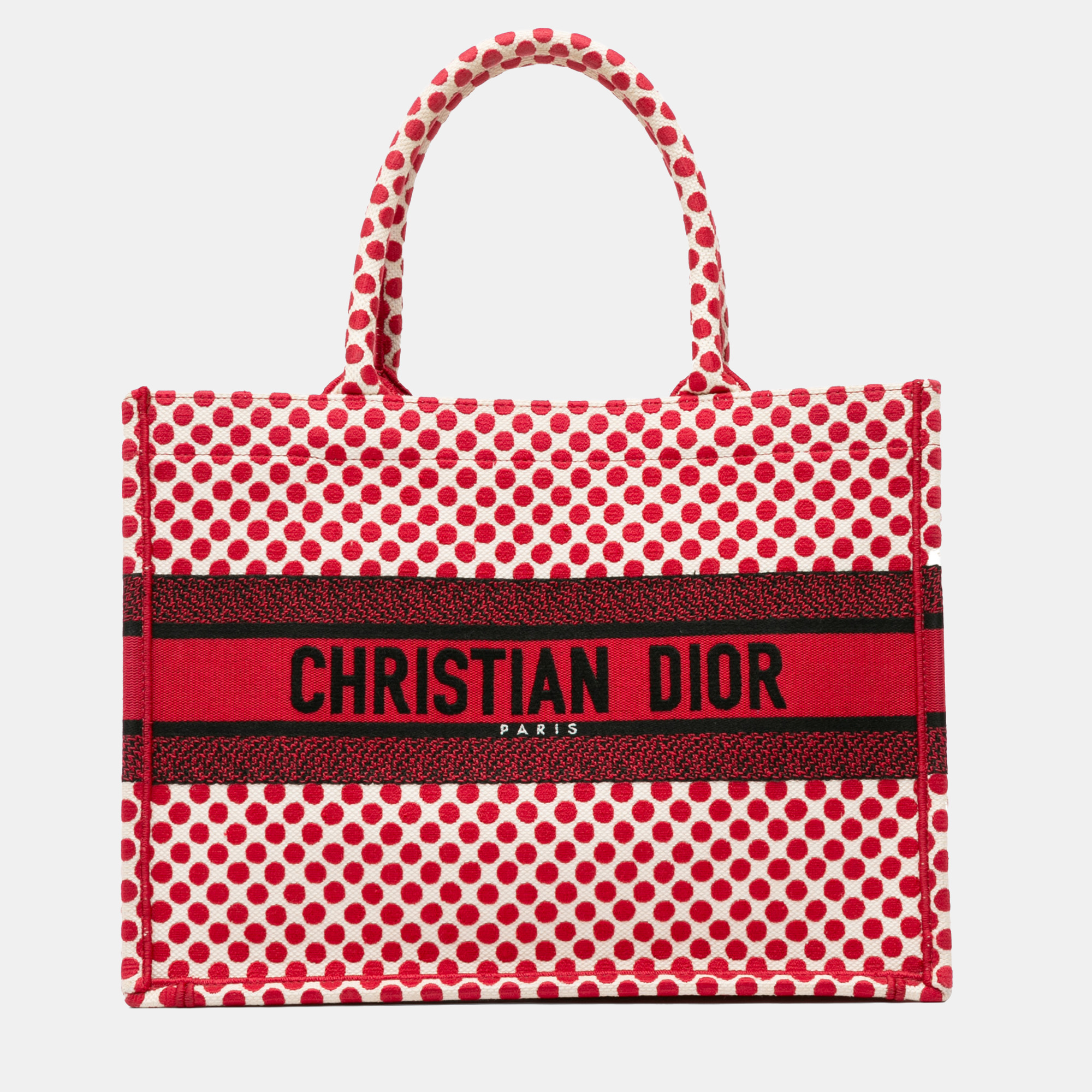 

Dior Red Medium Dioramour Book Tote