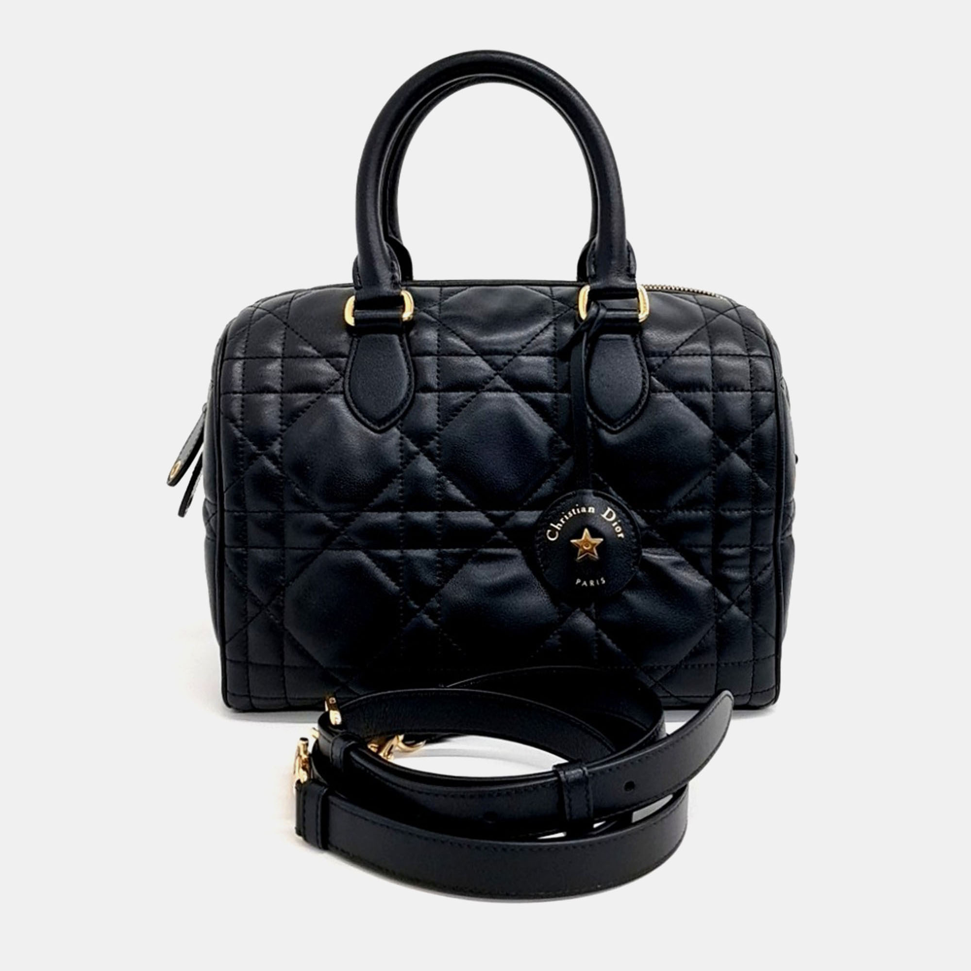 

Dior Black Leather Groove25