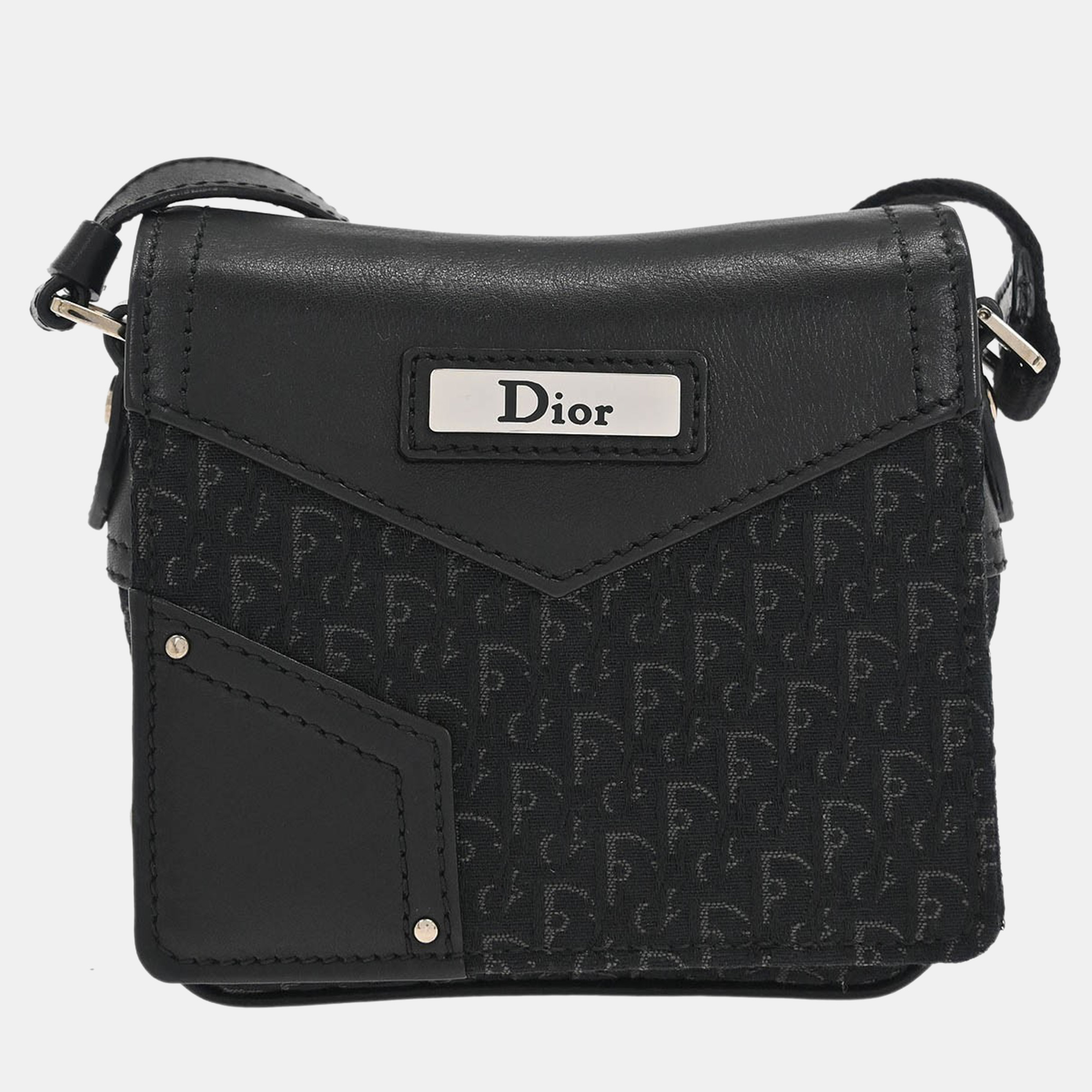

Christian Dior Black Trotter Street Chic Crossbody Bag