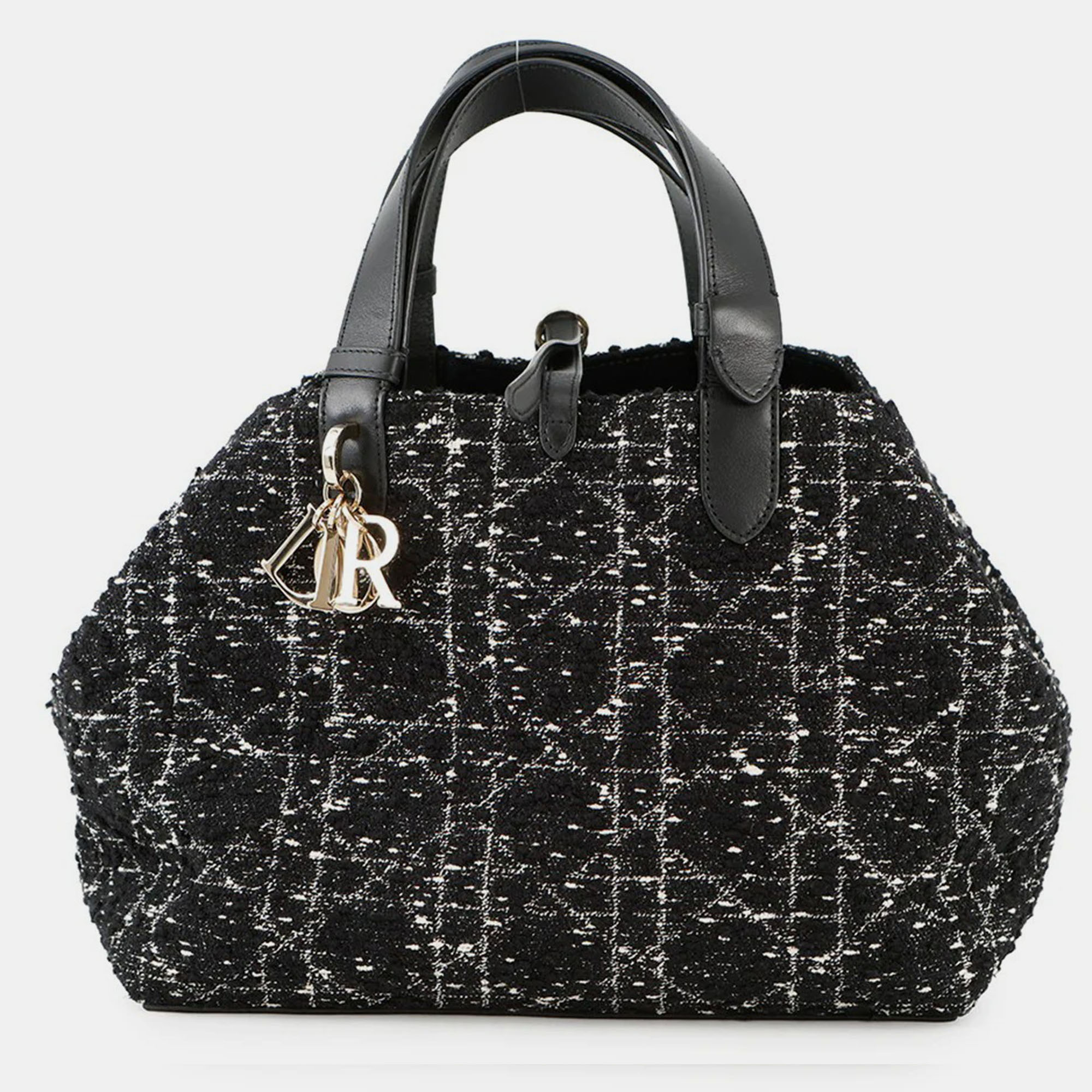 

Dior To Jules Bag Black/White Tweed Calf Leather Size Medium