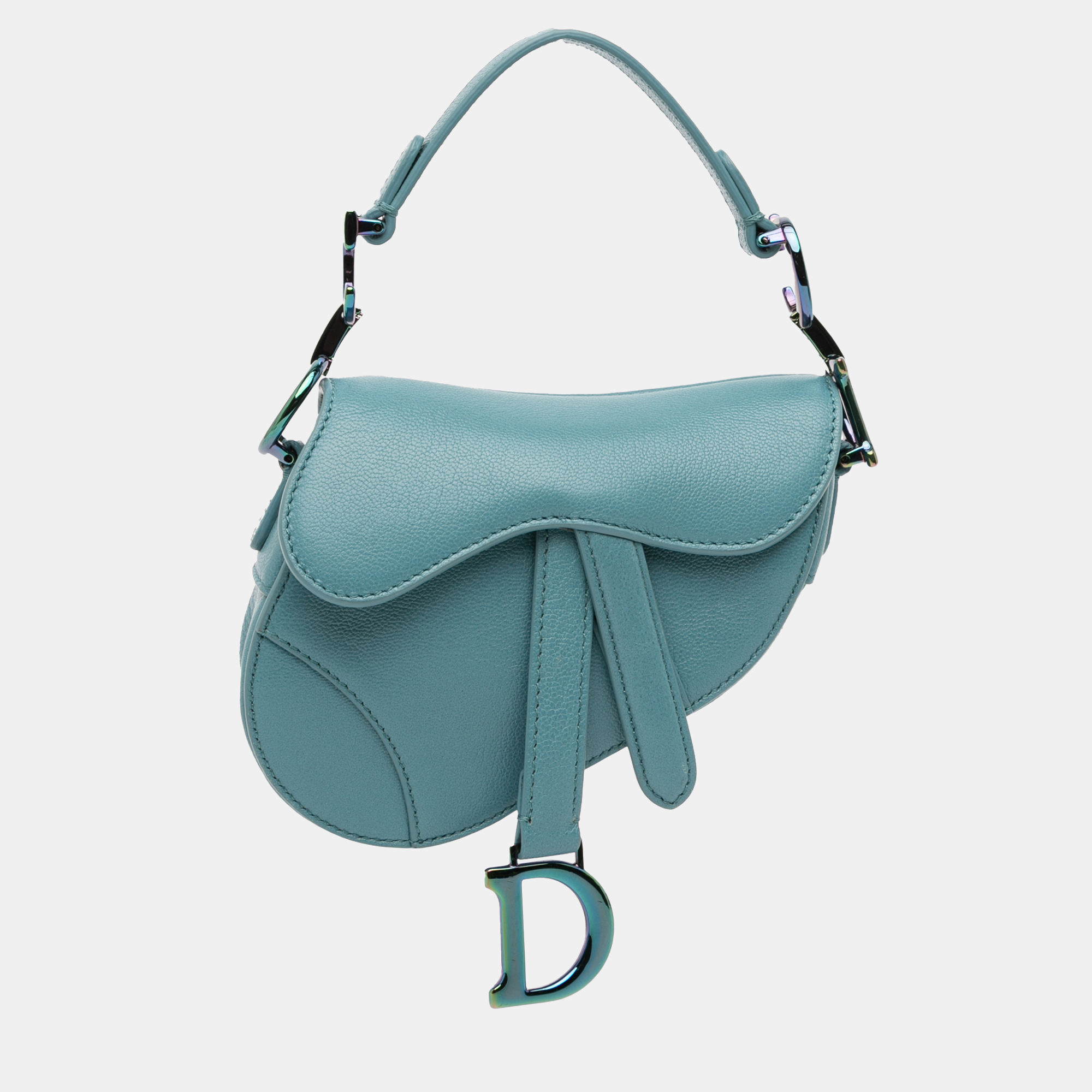 

Dior Blue Micro Goatskin Saddle Bag