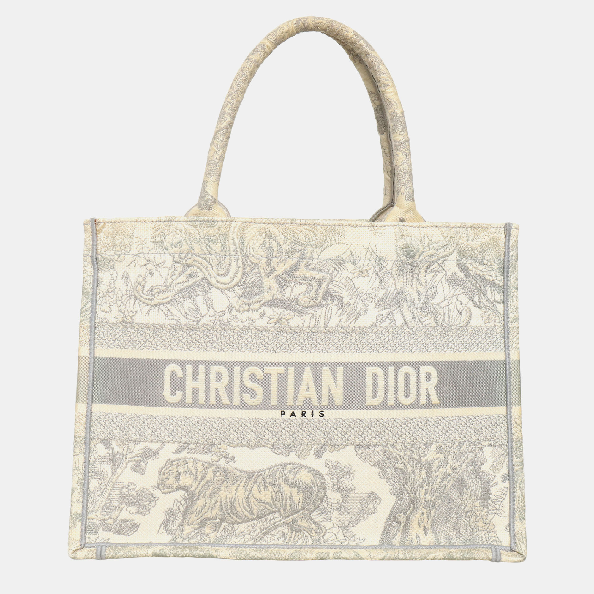 

Medium Book Tote Bag, Grey