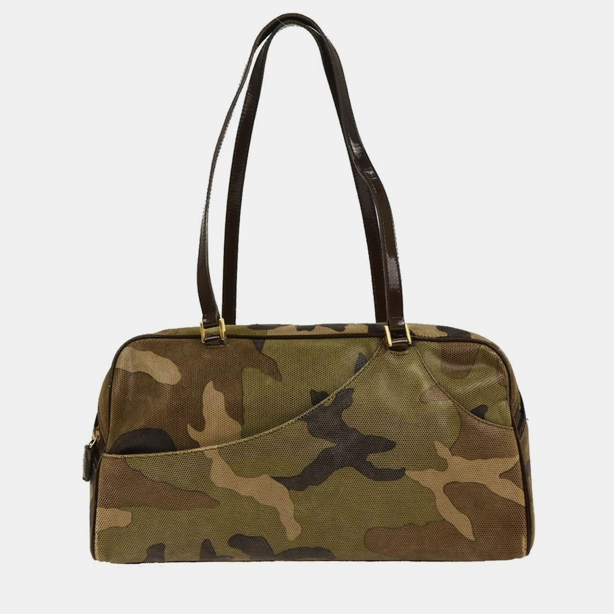 

Christian Dior Camouflage Shoulder Bag, Multicolor