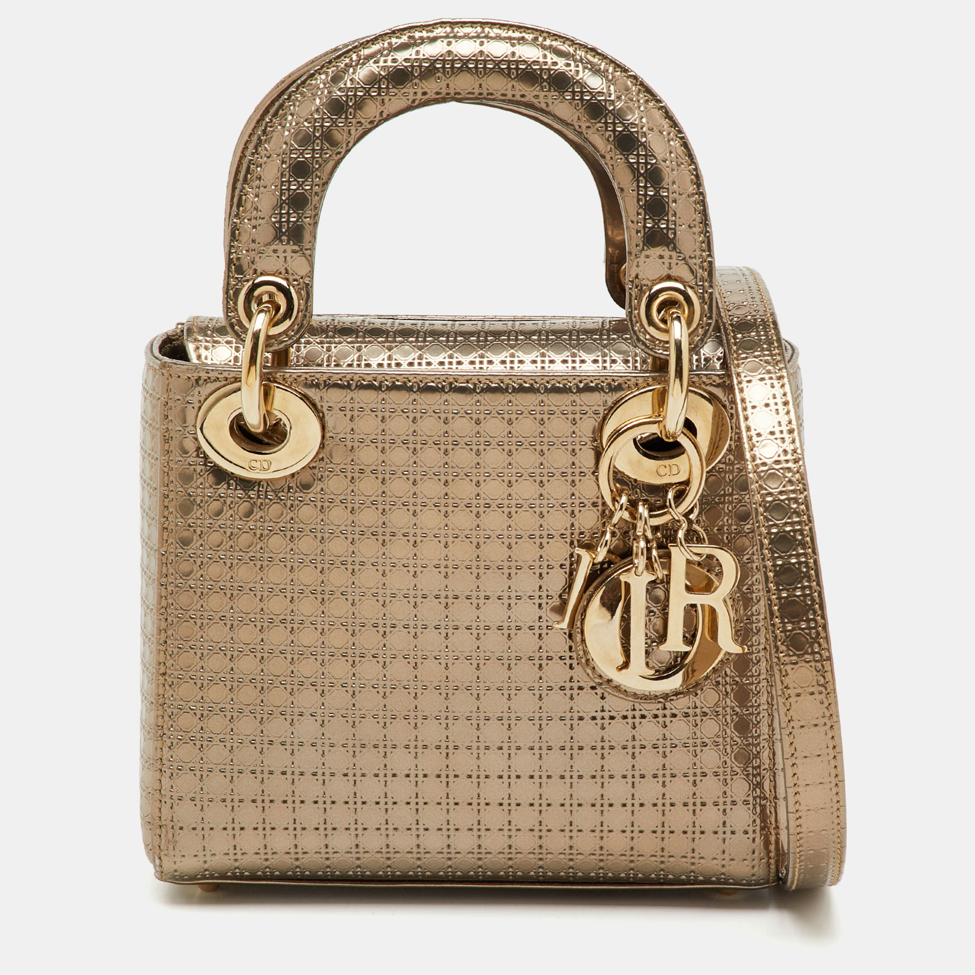 Pre-owned Dior Tote In Gold
