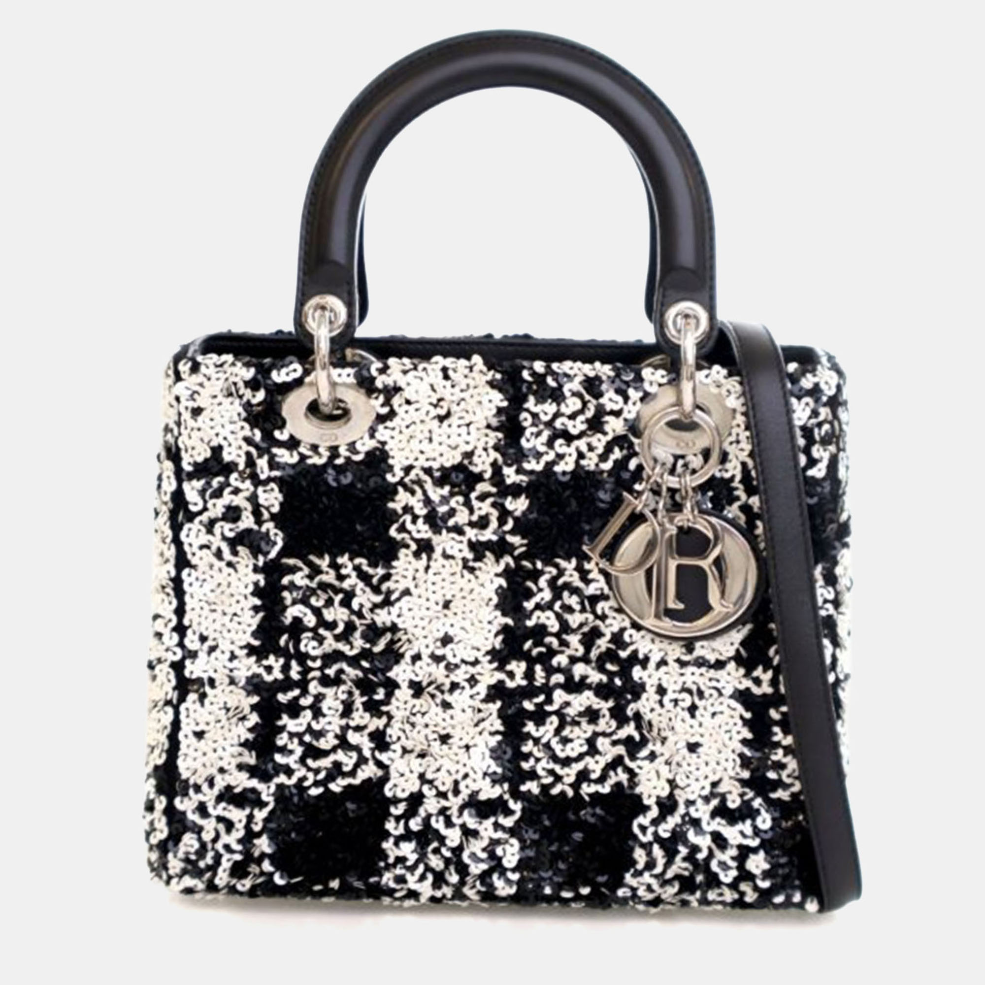 

Dior Medium Sequins Lady Dior, Black