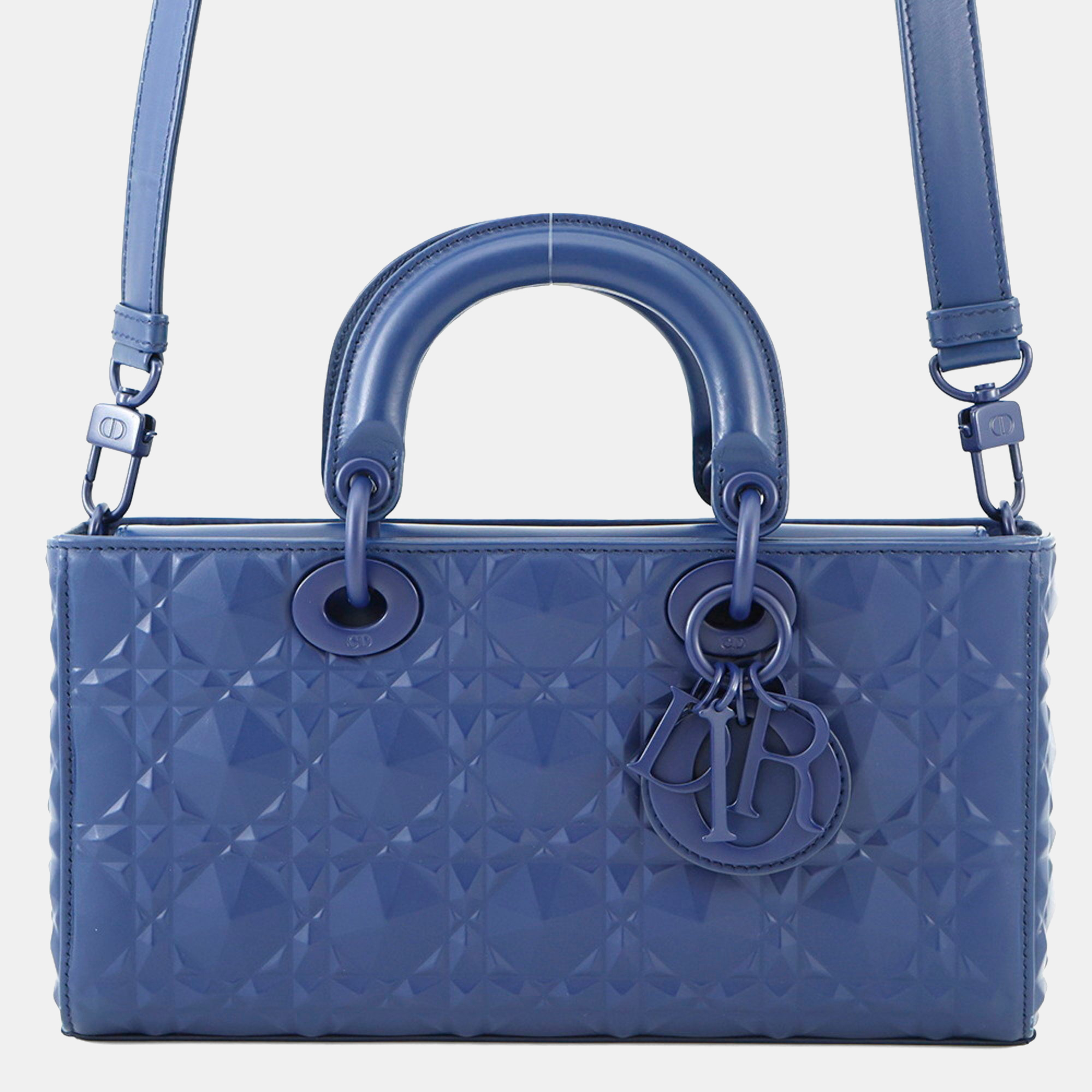 

Christian Dior Lady D-Joy Cannage Medium Handbag, Navy blue