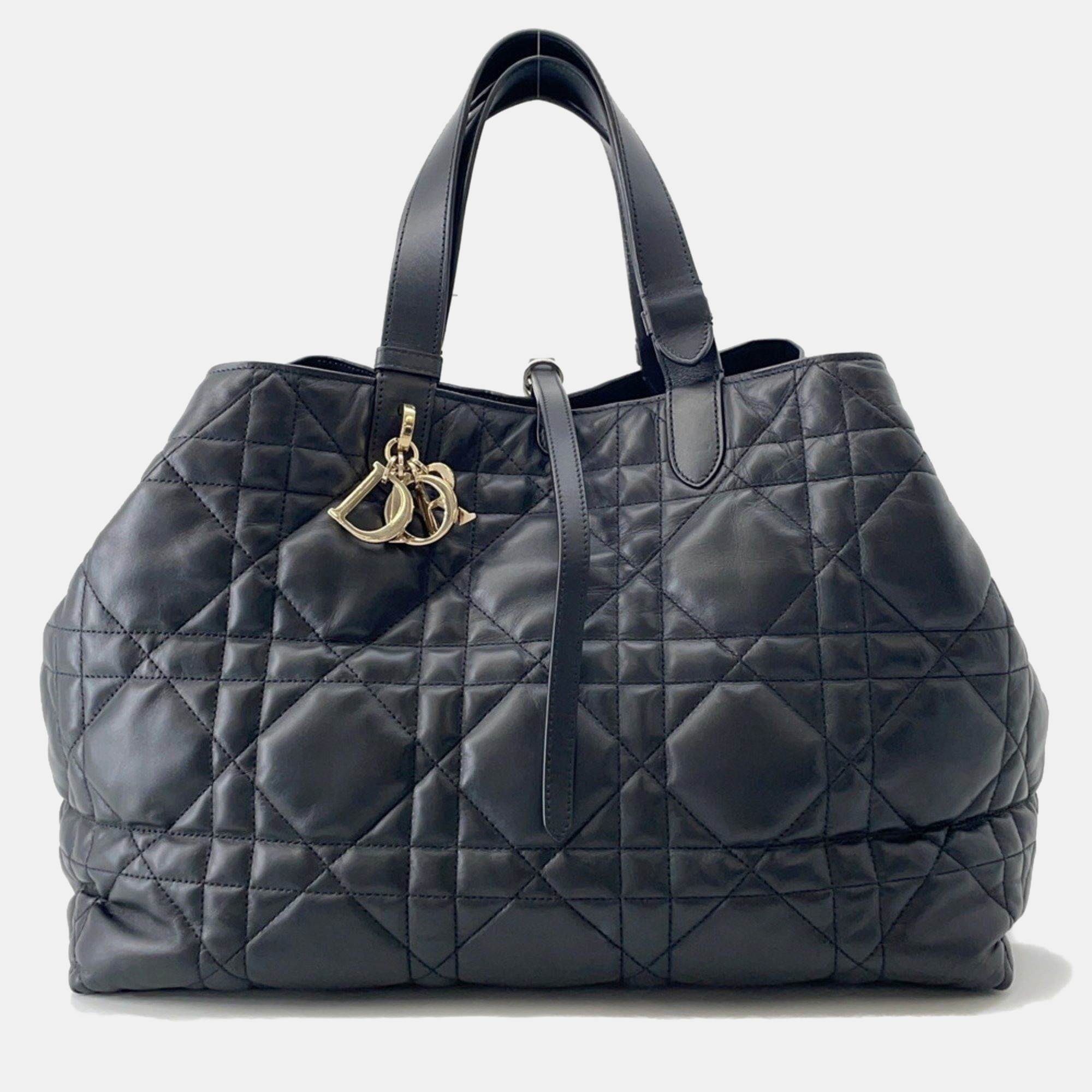 

Christian Dior Toujours Black Leather Large Handbag