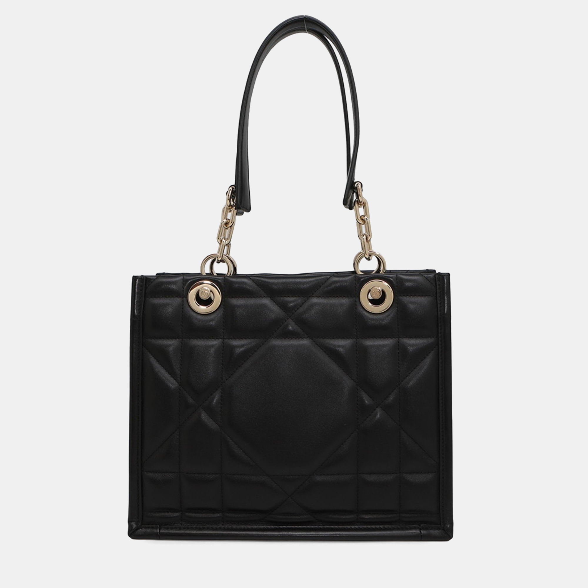 

Christian Dior Black Leather Archi Cannage Essential Tote