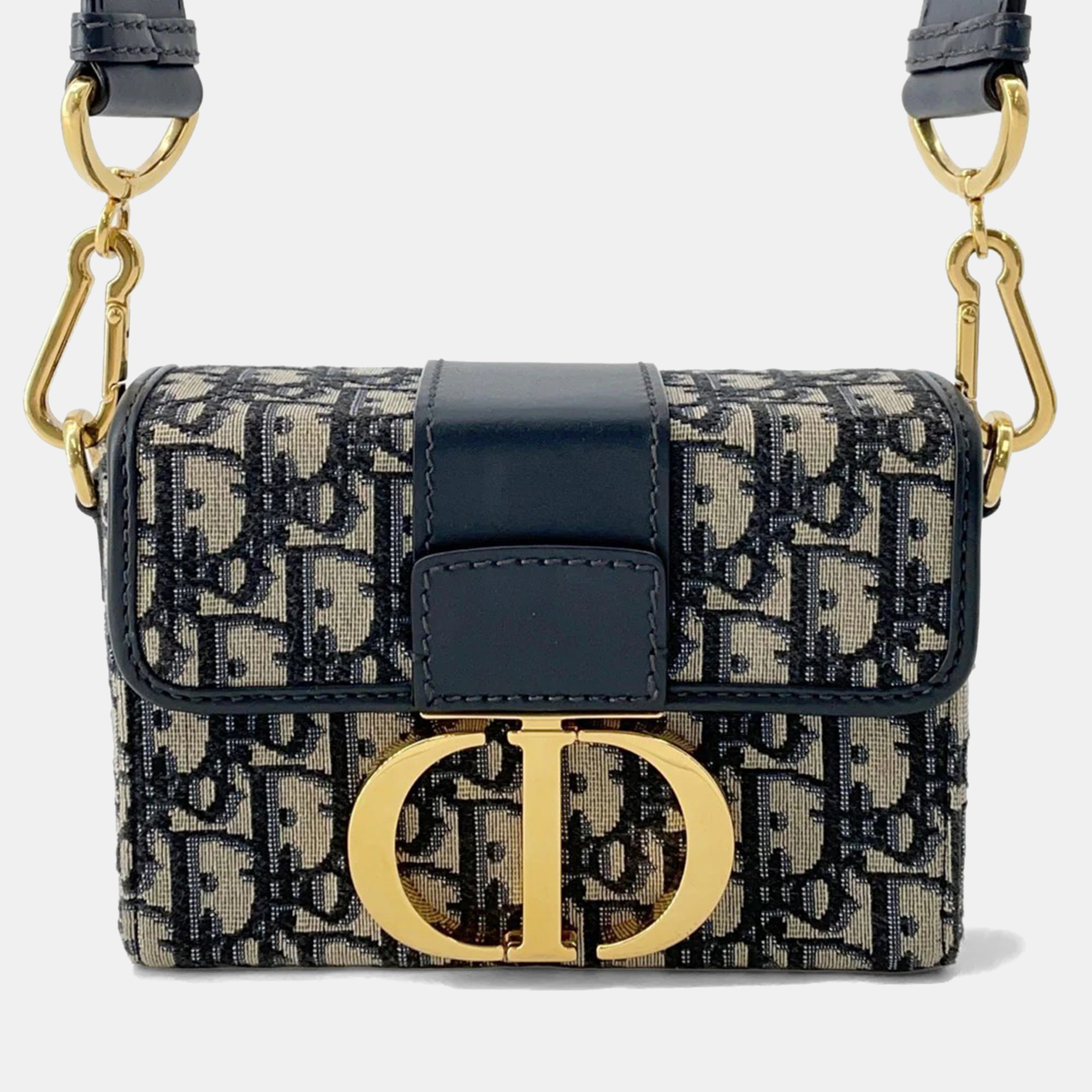 

Dior Oblique Montaigne Navy Canvas Leather, Blue