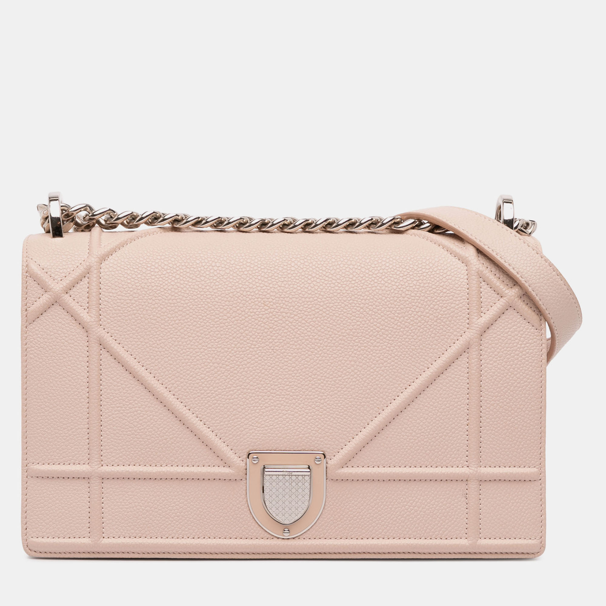 

Dior Pink Medium Grained Calfskin Diorama Flap