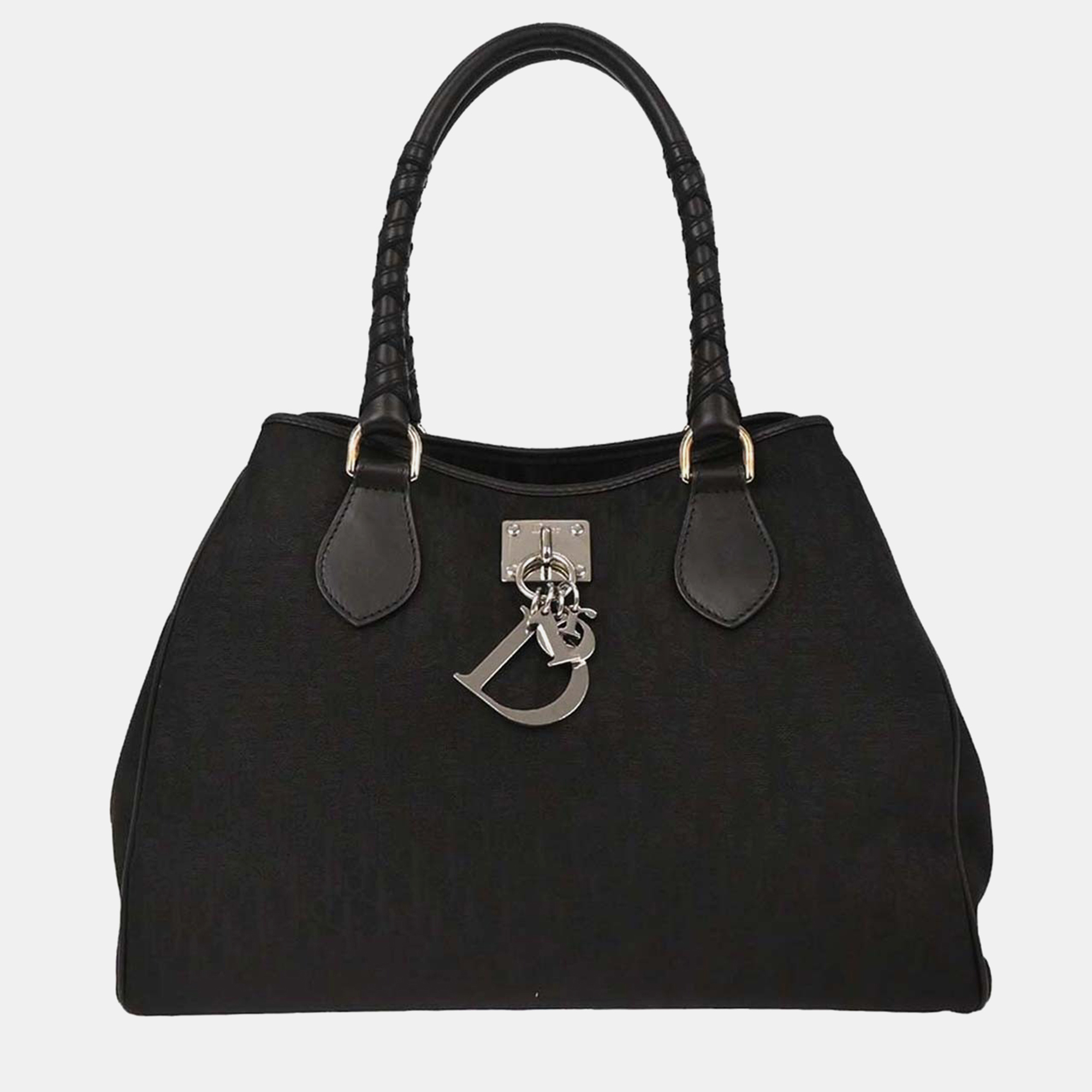 

Christian Dior Black Lovely Trotter Tote Bag