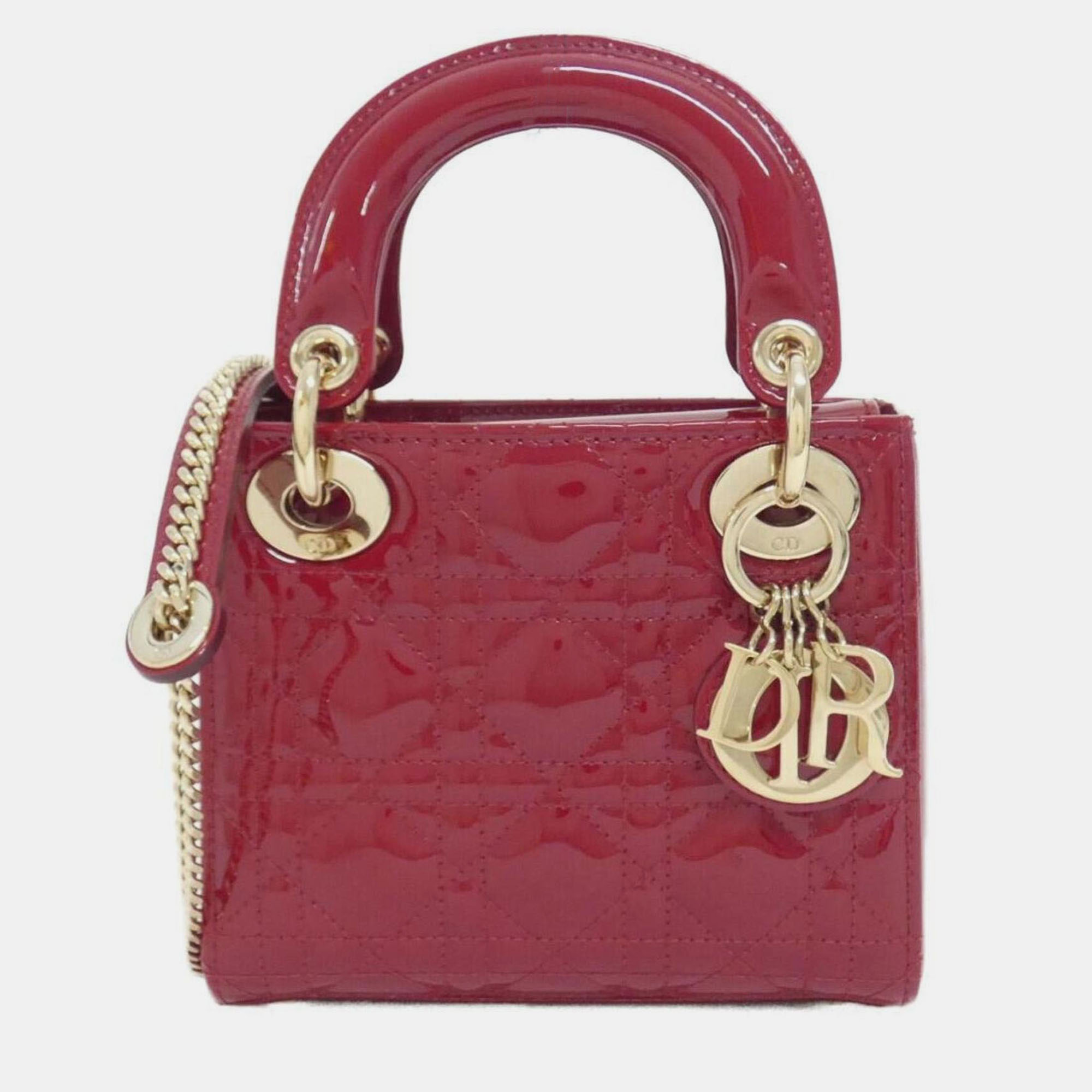 

Christian Dior Lady Mini Handbag, Red