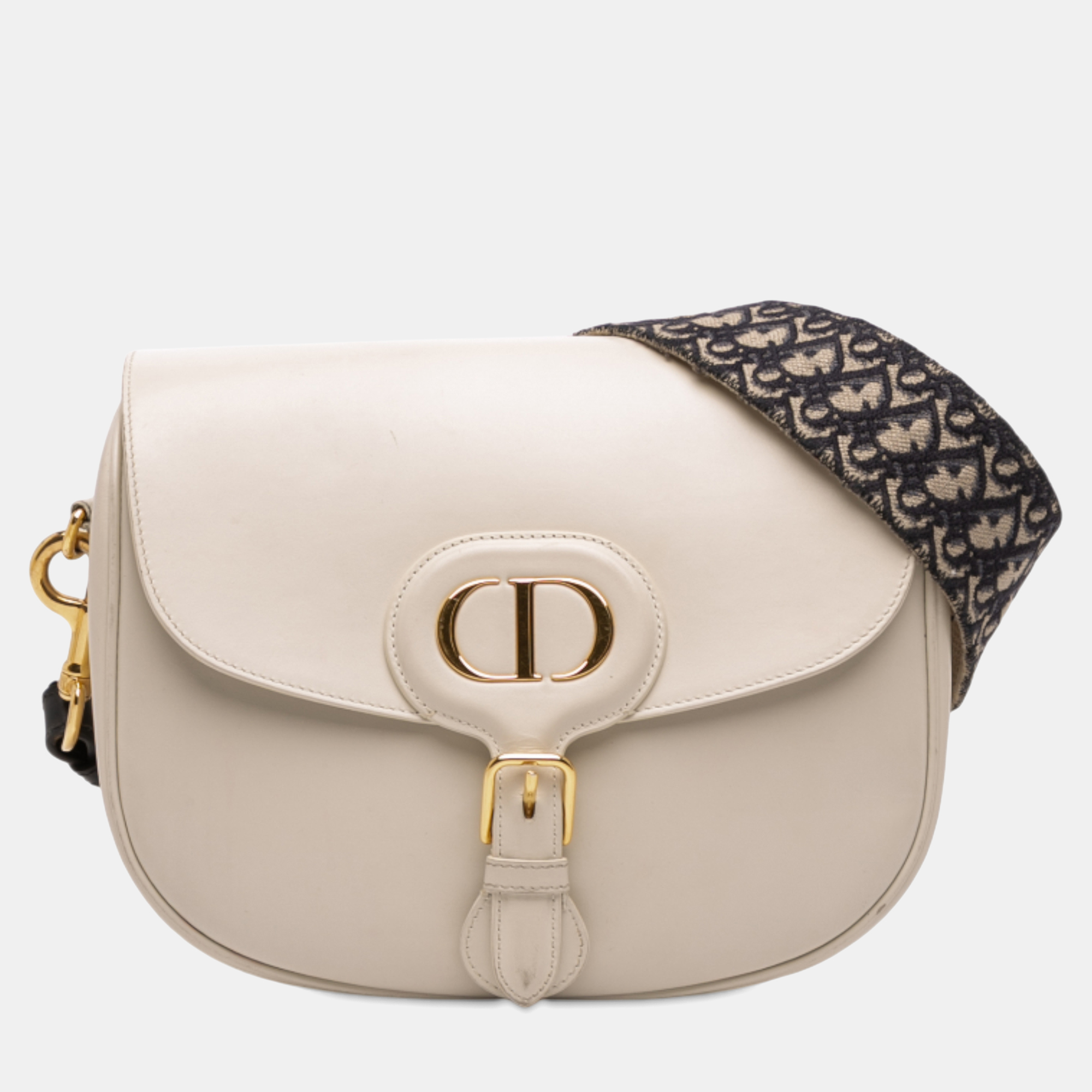

Dior White Large Smooth Calfskin Bobby Crossbody