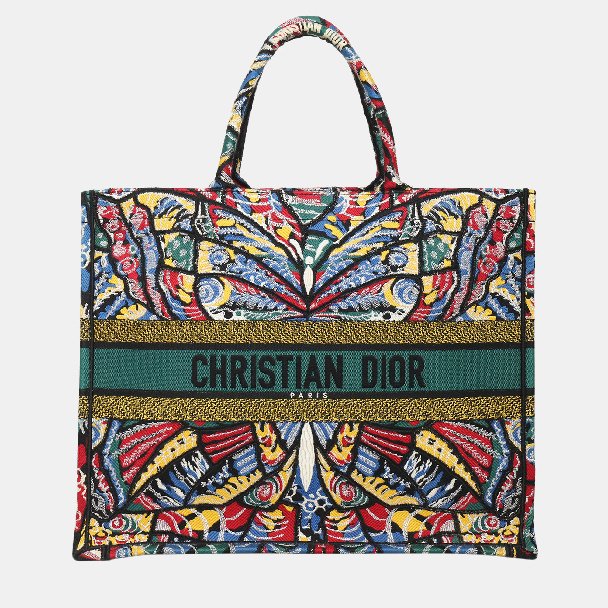 

Dior Multicolor Canvas Large Book Tote Bag