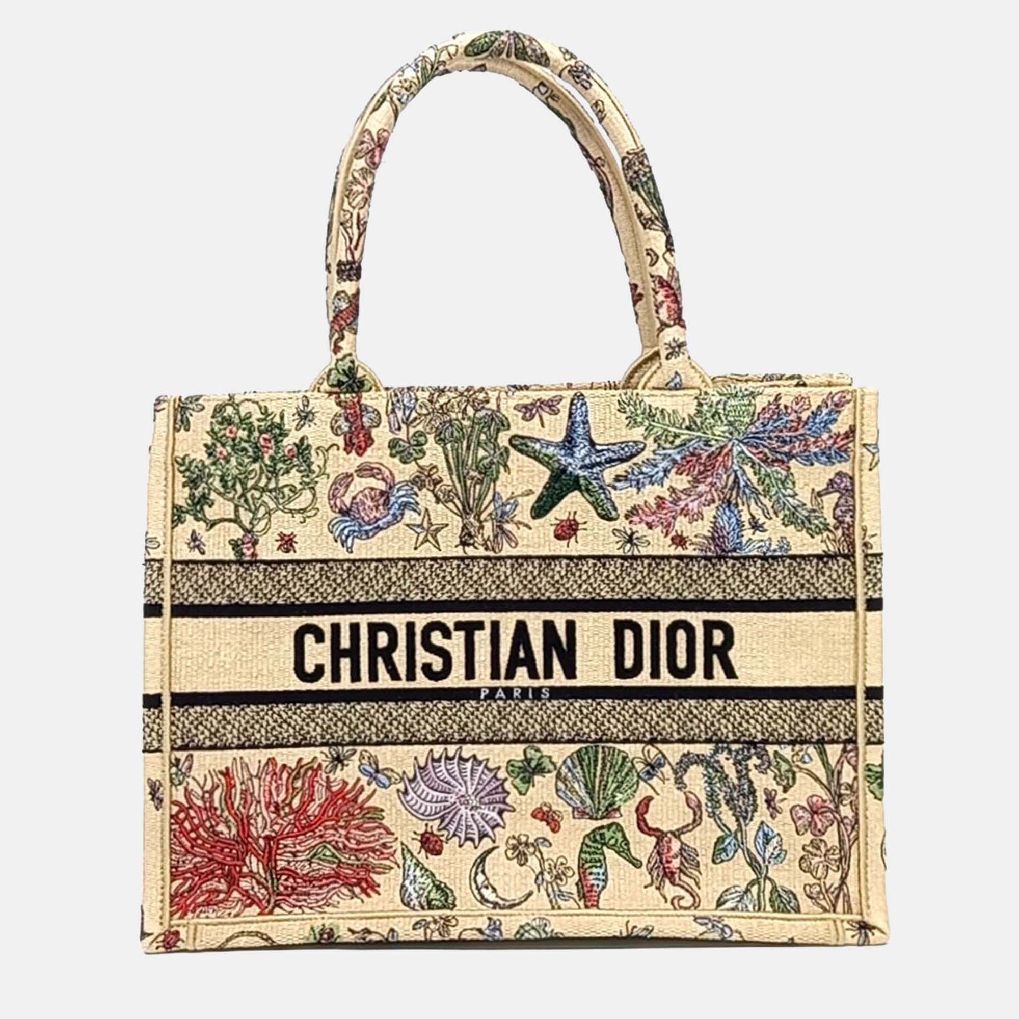 

Dior Multicolor Canvas Book Tote Bag 36