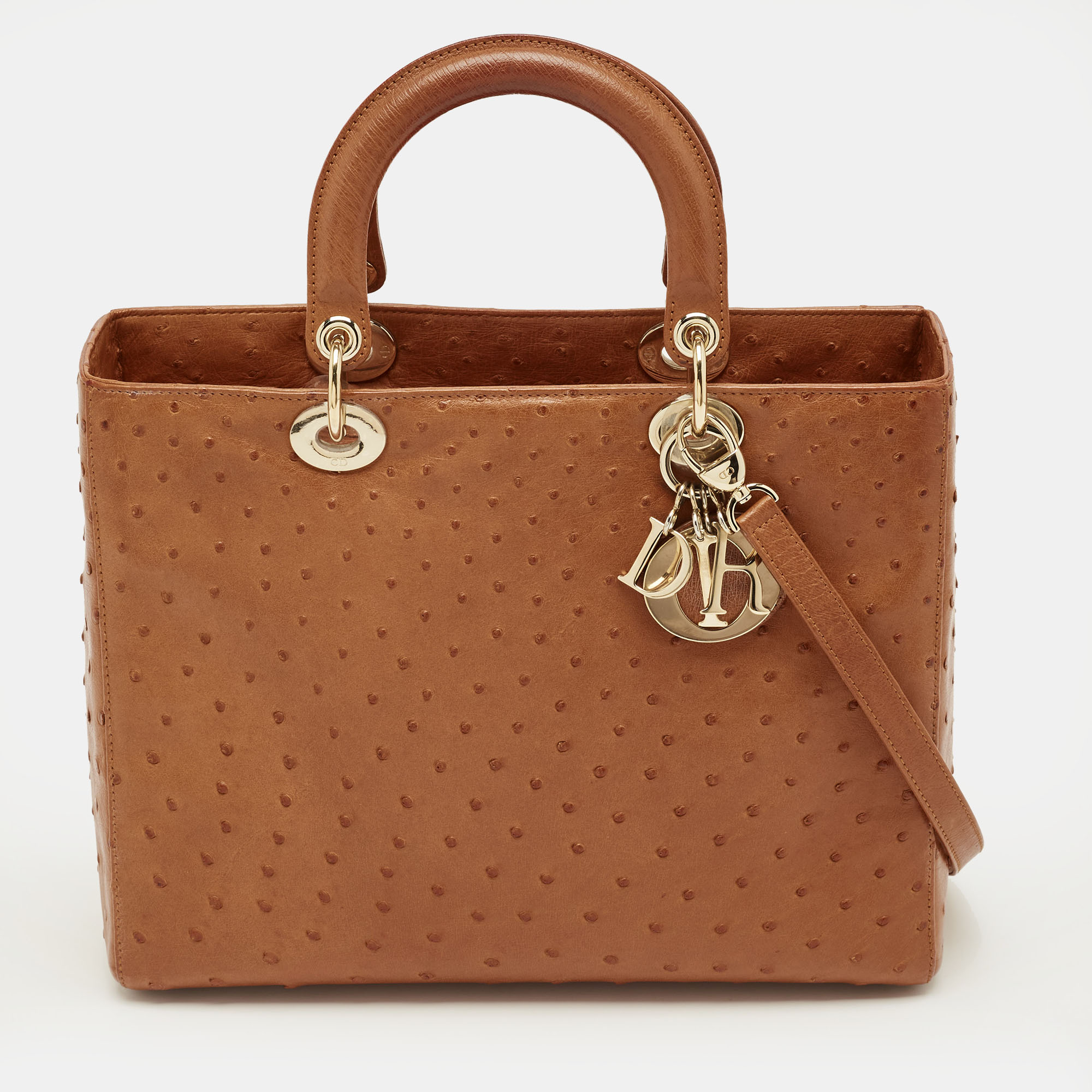 Pre-owned Dior Tote In Brown