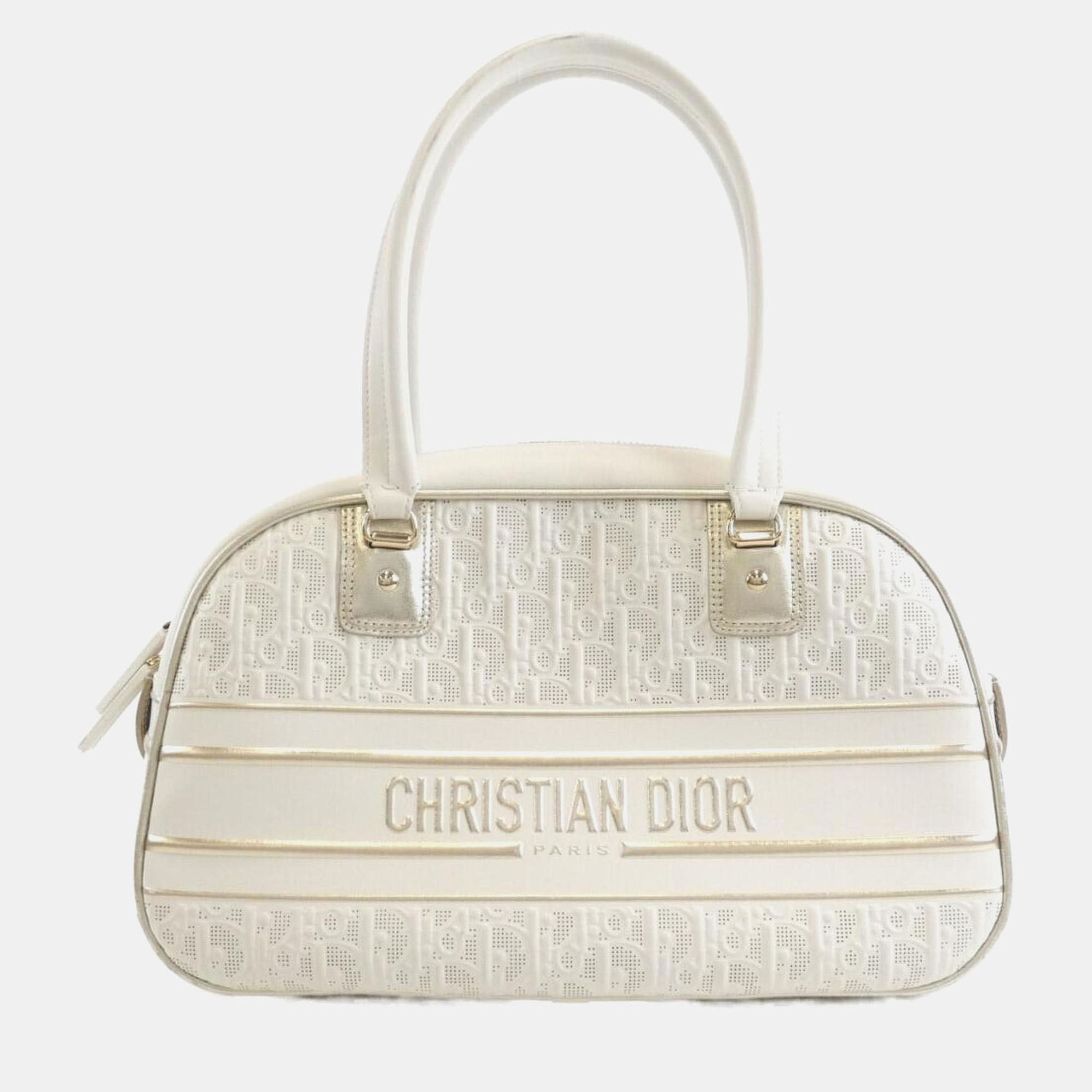 

Christian Dior Vibe Medium Boston Bag, White