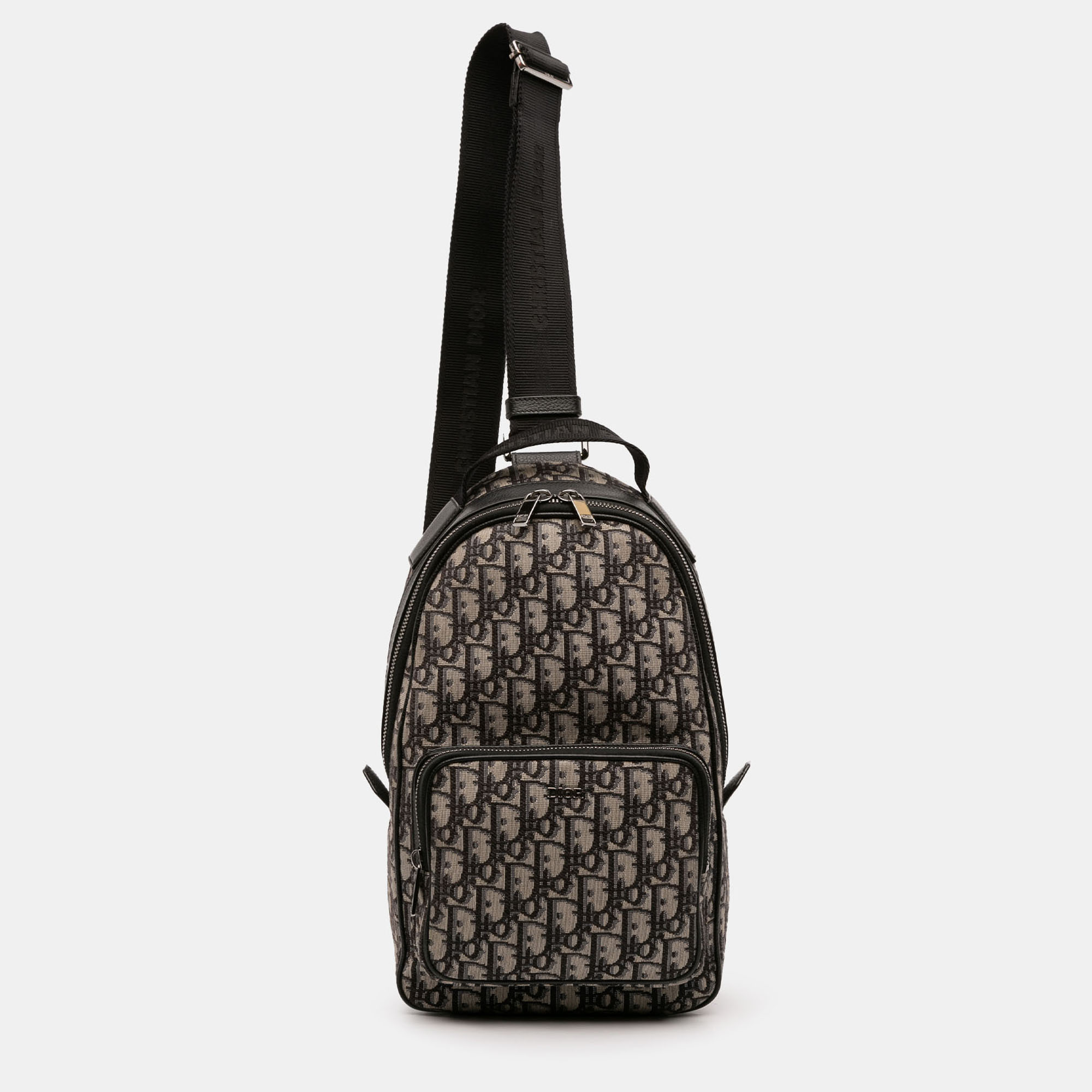 

Dior Blue Mini Oblique Canvas Rider Sling Bag