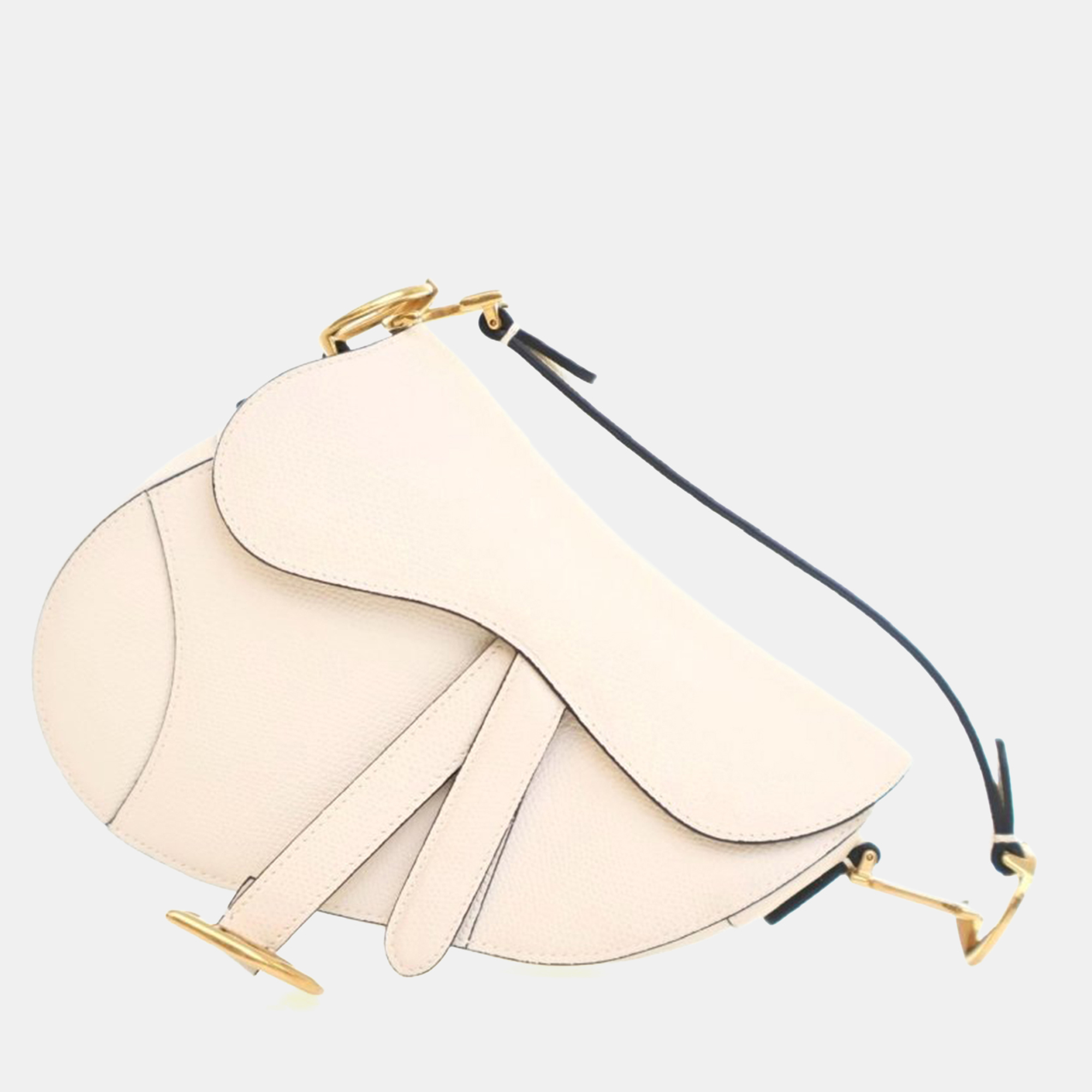 

Dior Mini Calfskin Saddle Bag, Pink