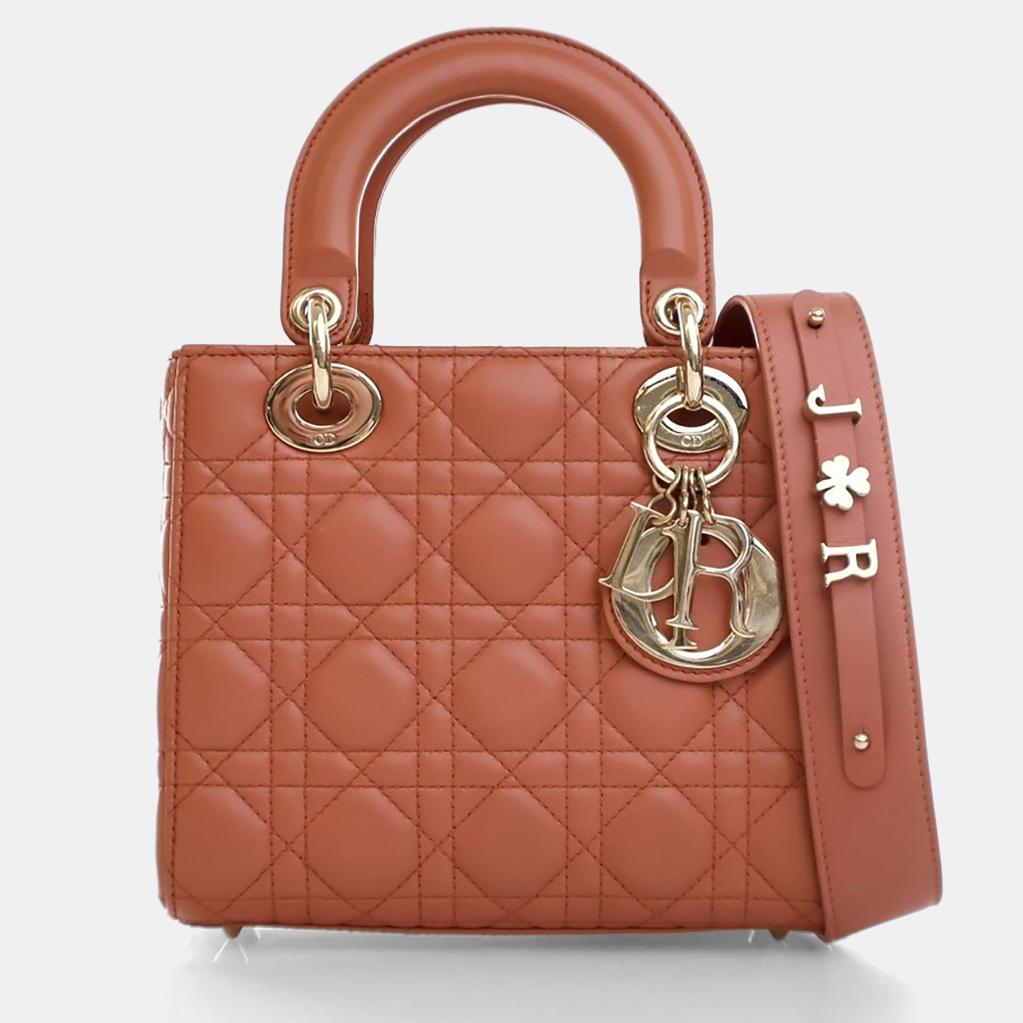 

Dior Small Lambskin Lady Dior MyABCDior, Brown