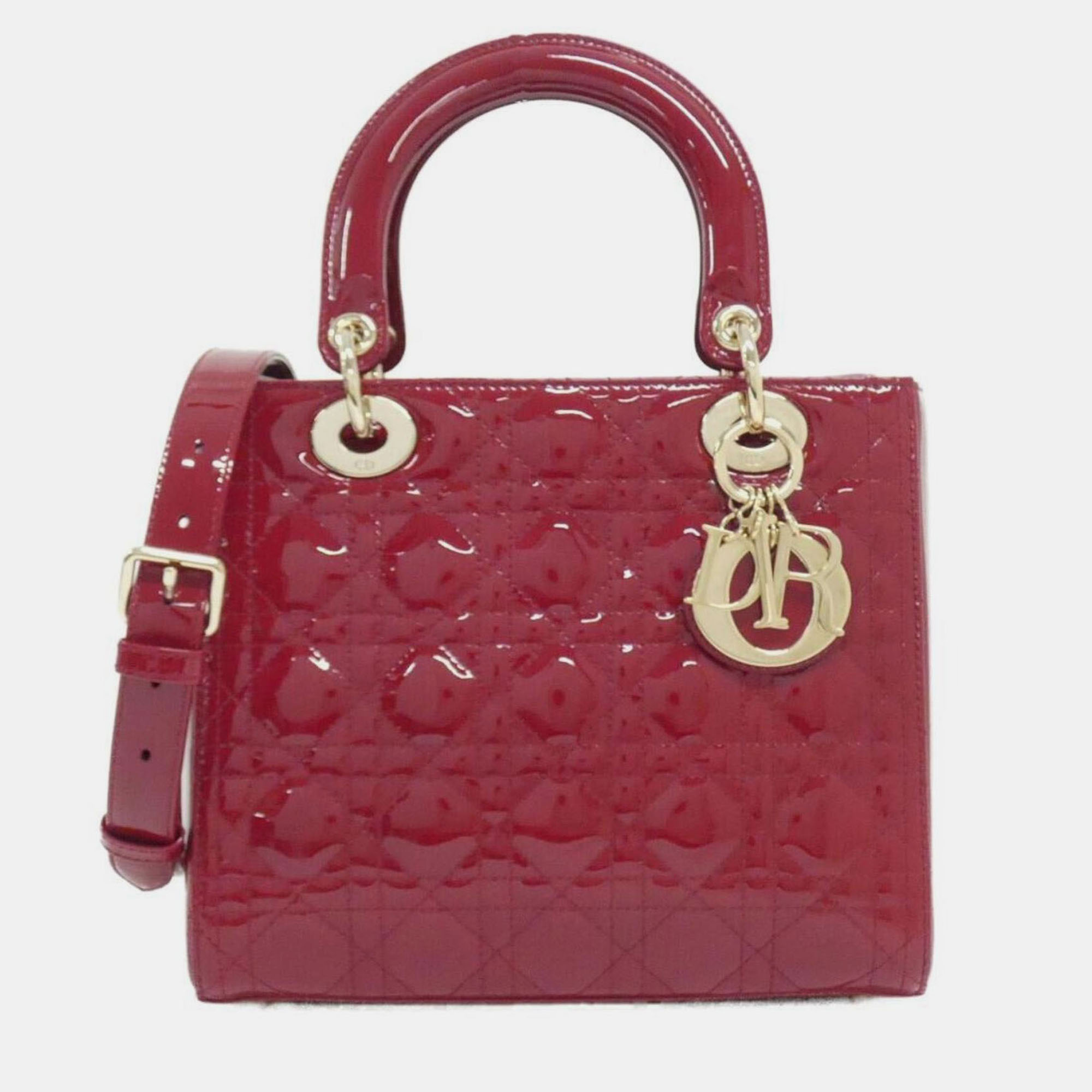 

Christian Dior Lady Medium Handbag, Red