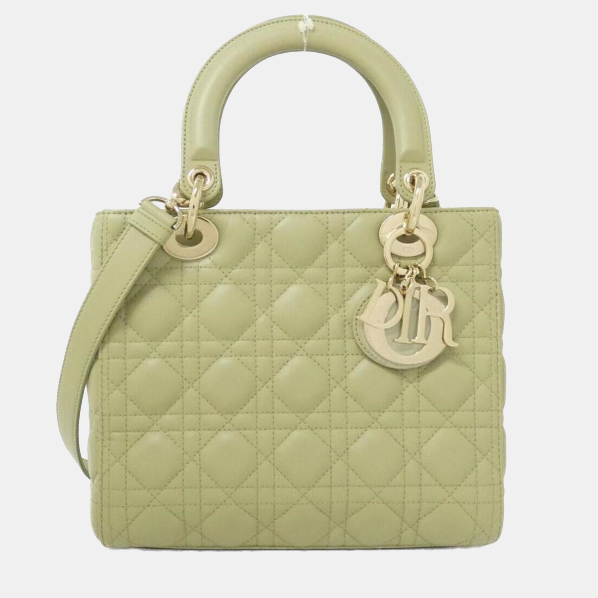 

Christian Dior Lady Medium Handbag, Green