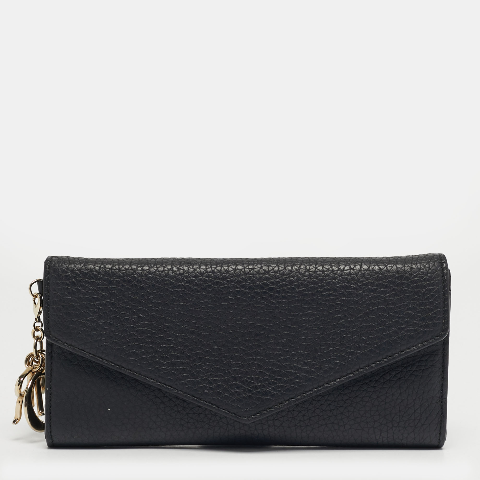 

Dior Diorissimo Black Leather Long Wallet