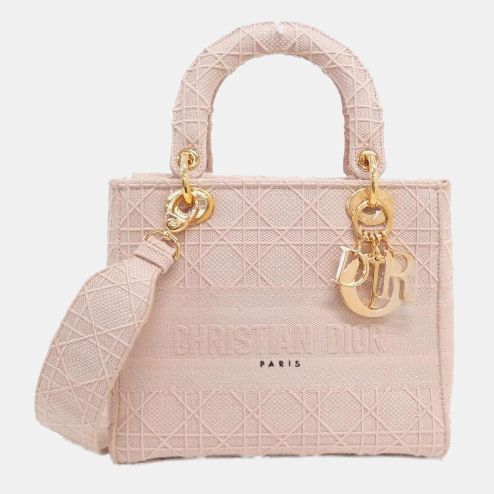 

Christian Dior Lady D-Light Medium Handbag, Pink