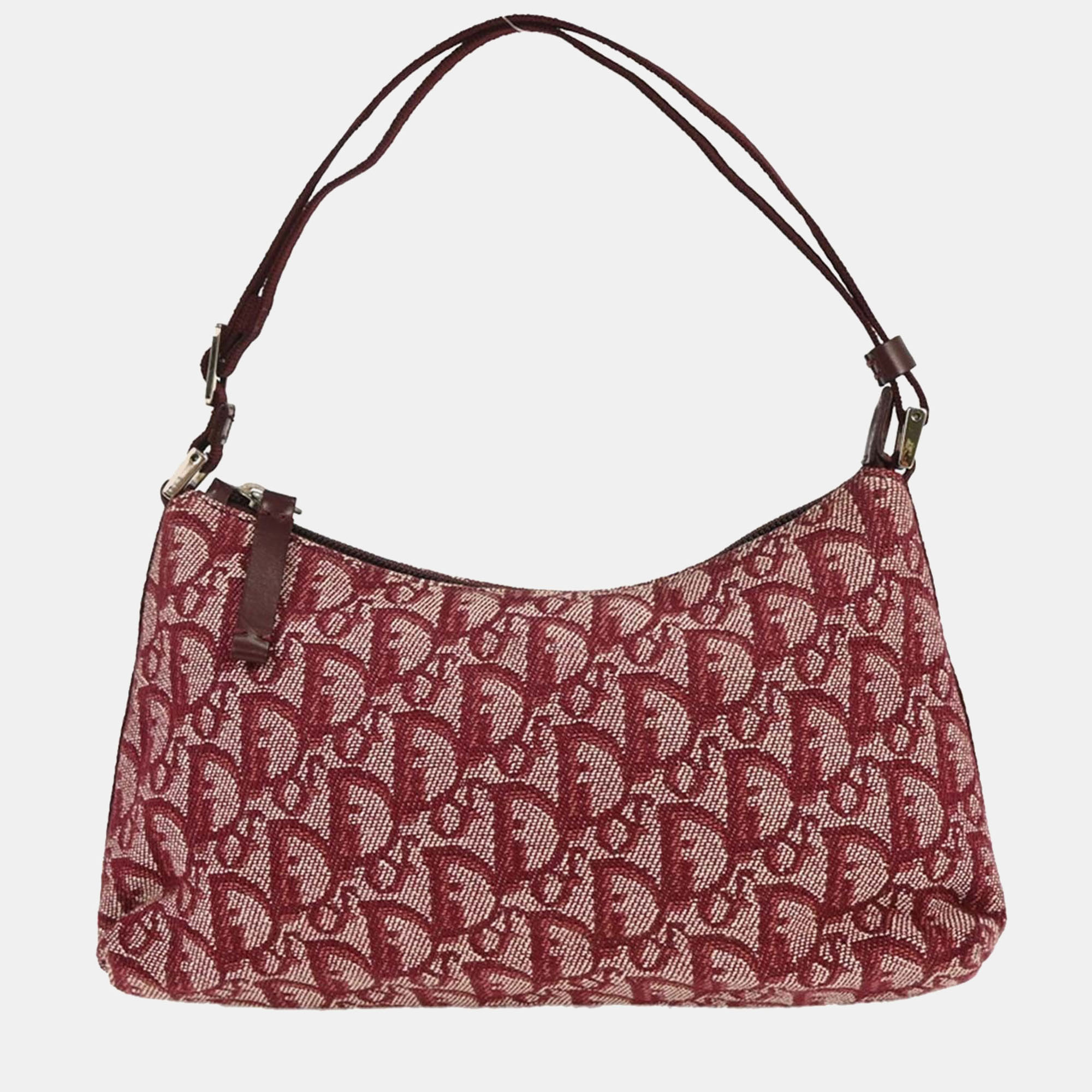 

Dior Trotter Bordeaux Canvas Shoulder Bag, Red