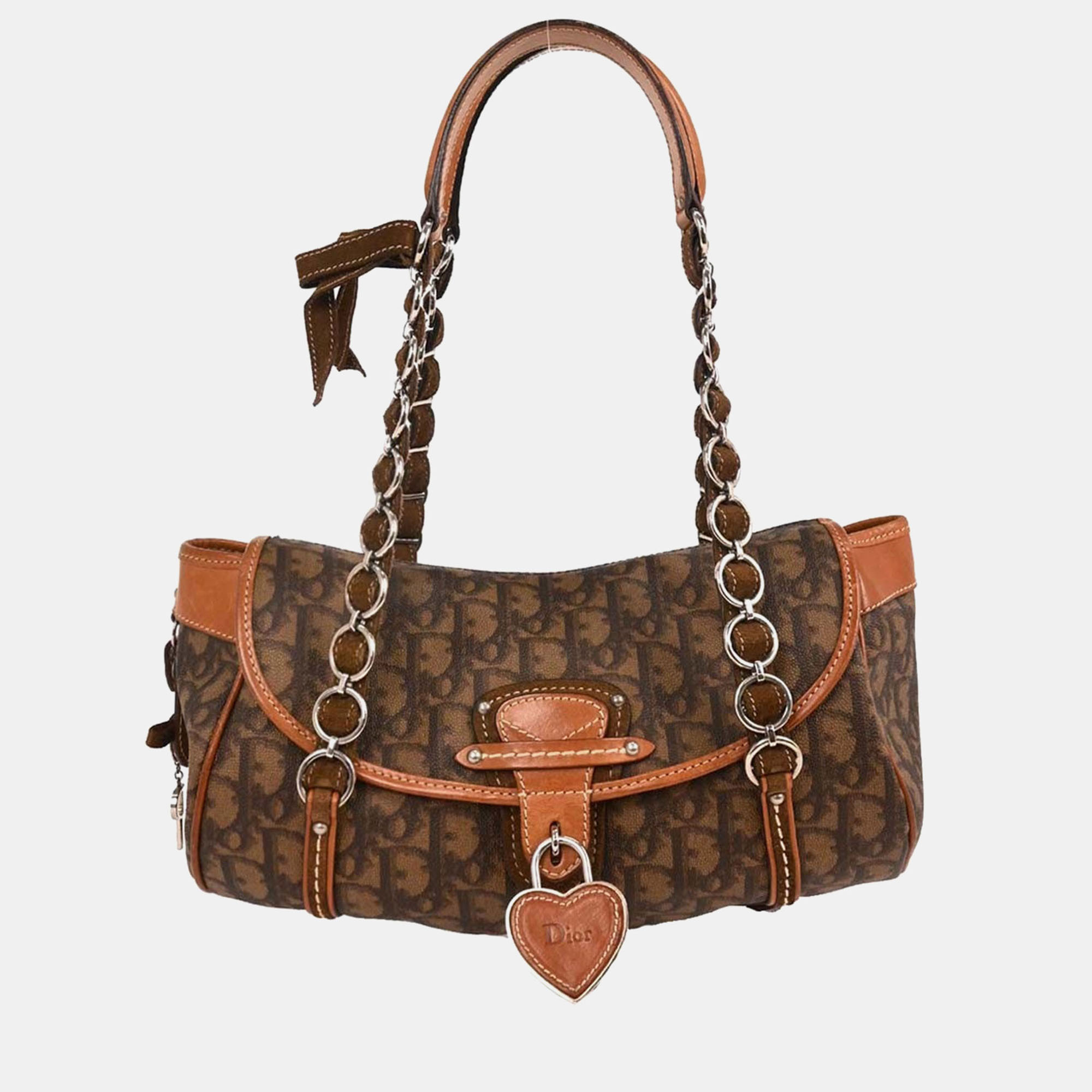 

Christian Dior Brown Pvc Trotter Romantic Handbag