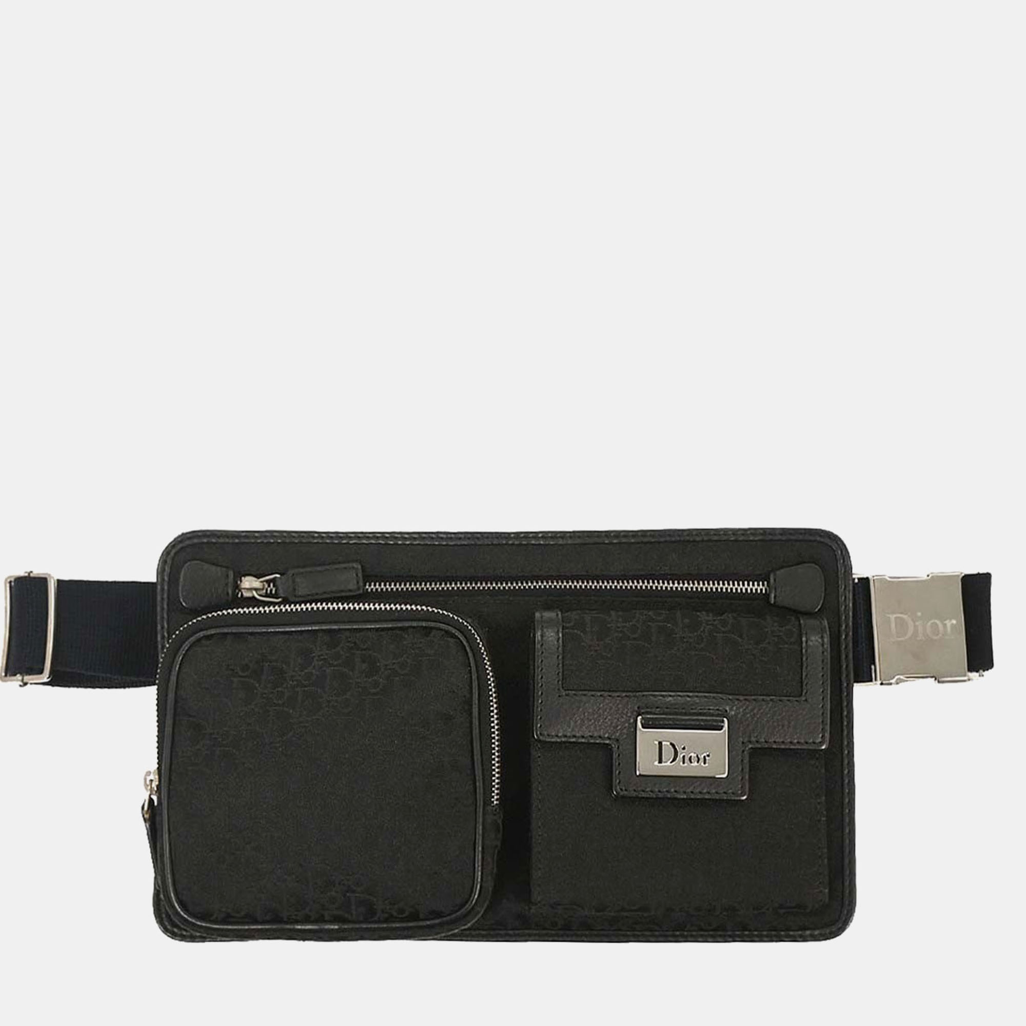 

Christian Dior Black Trotter Street Chic Bum Bag