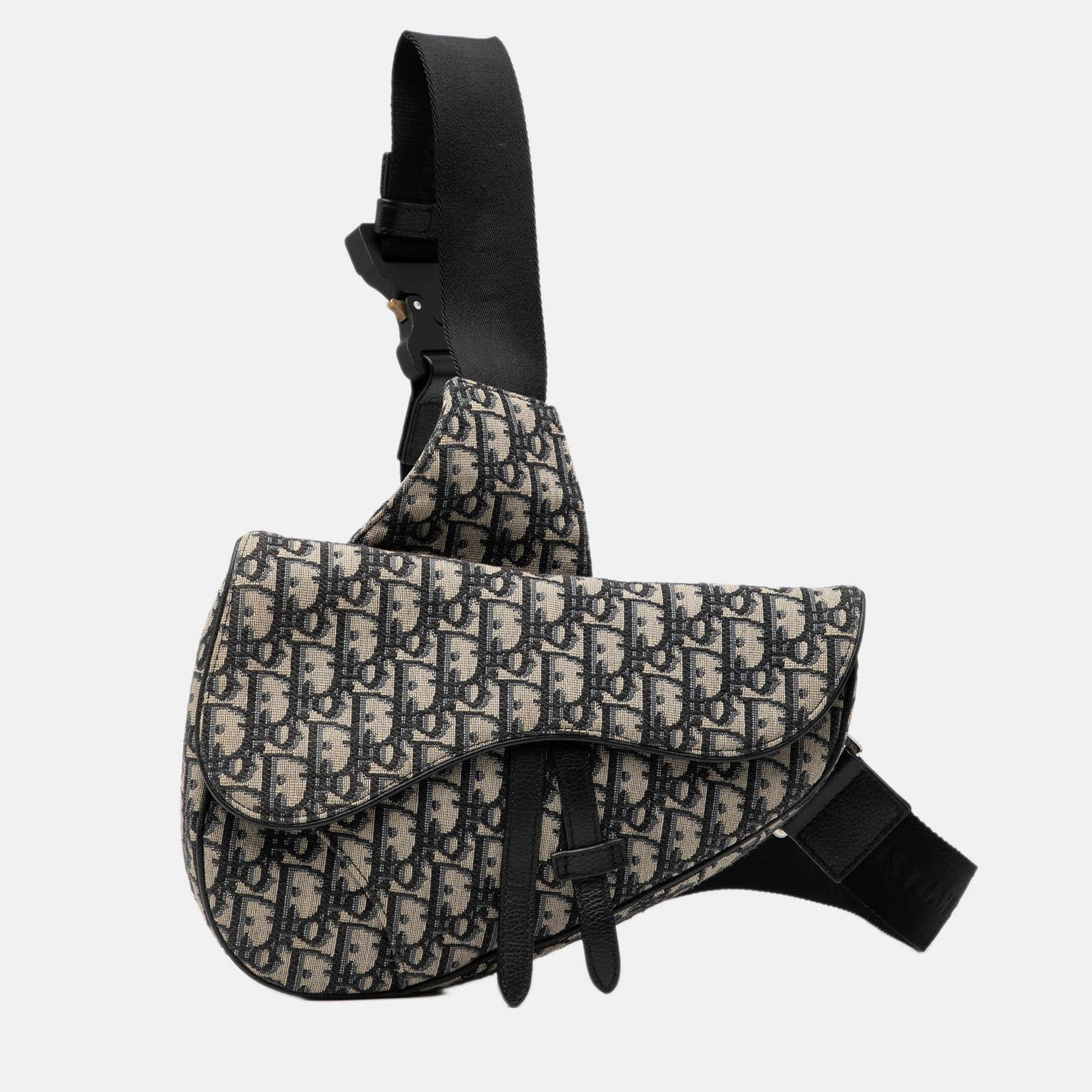 

Dior Blue Oblique Canvas Saddle Crossbody
