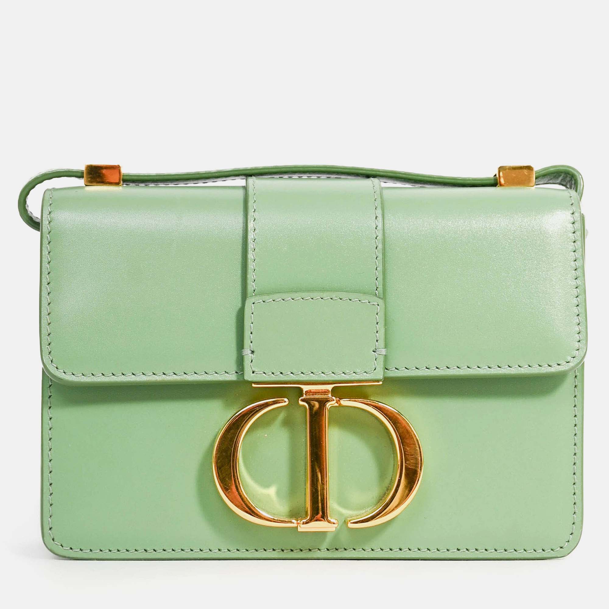 

Christian Dior 2020 Green 'Sac 30 Montaigne Mini' Crossbody
