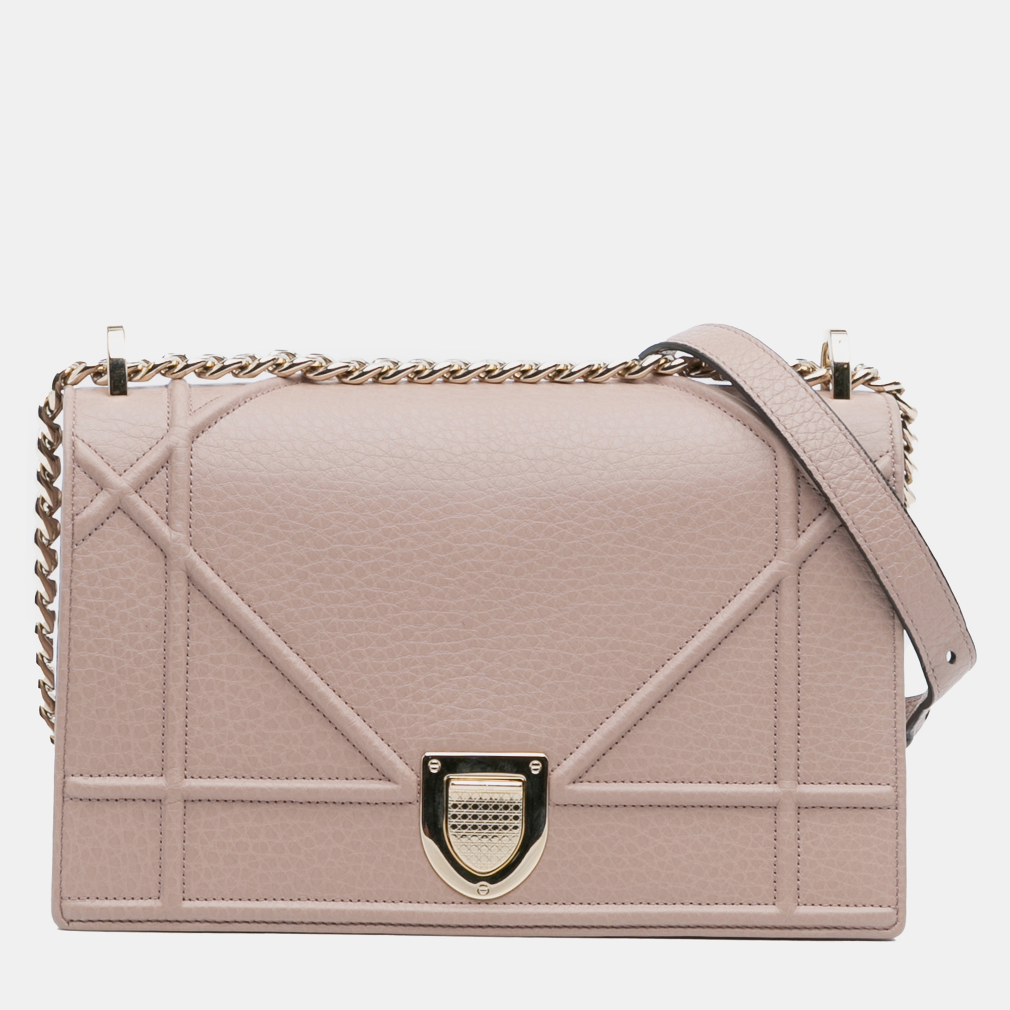

Dior Pink Medium Grained Calfskin Diorama Flap