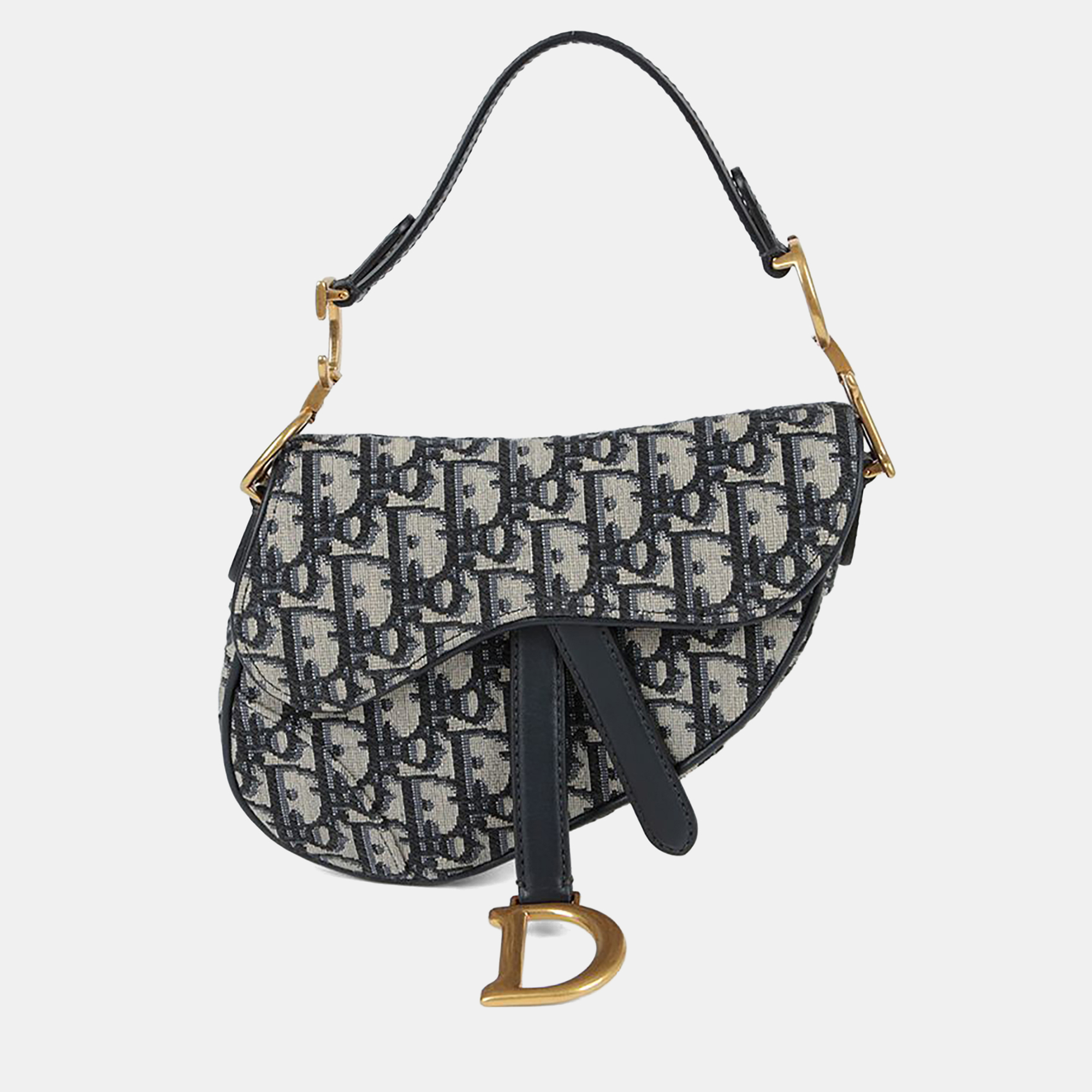 

Dior Oblique Saddle Mini Blue Canvas Shoulder Bag