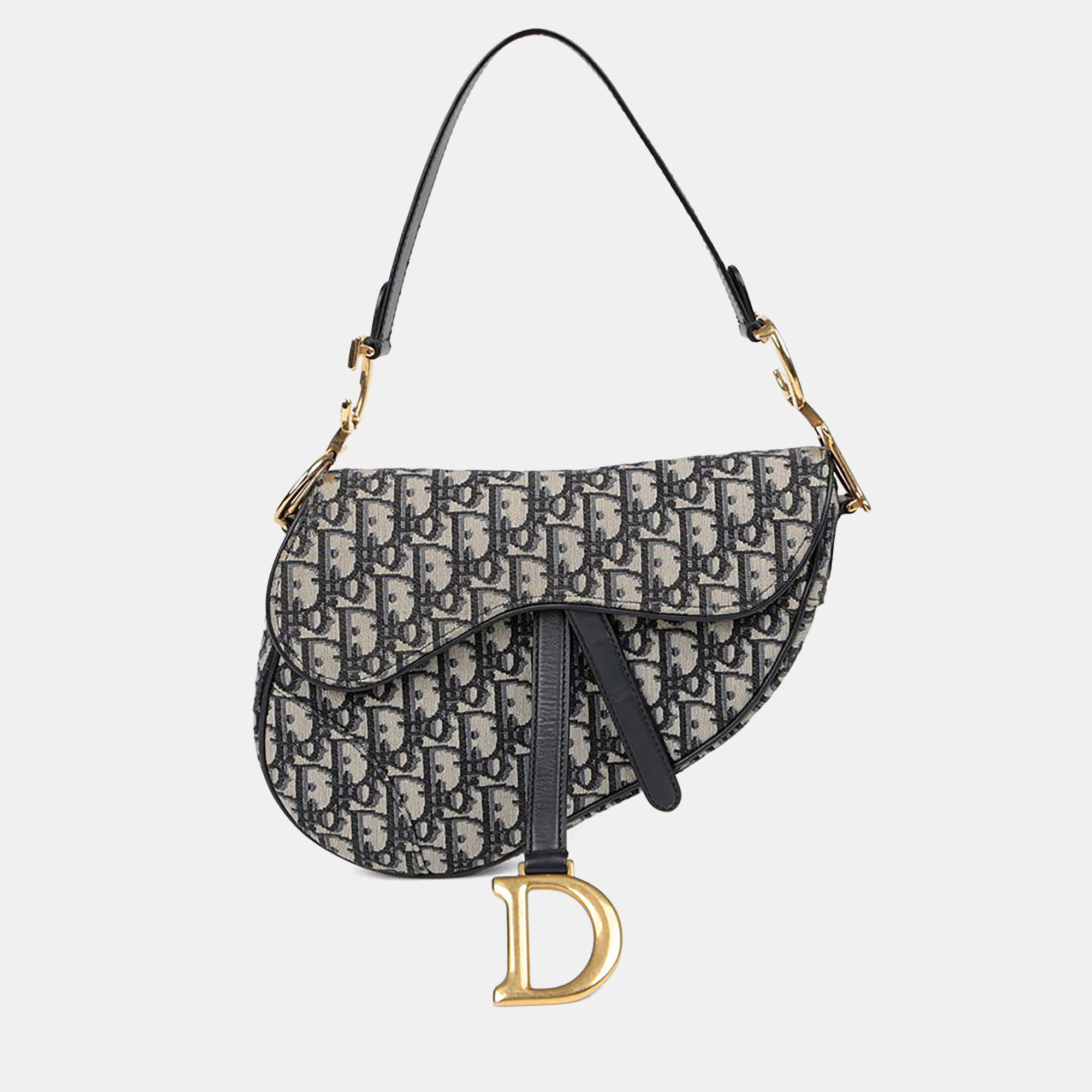 

Dior Saddle Blue Leather Shoulder Bag