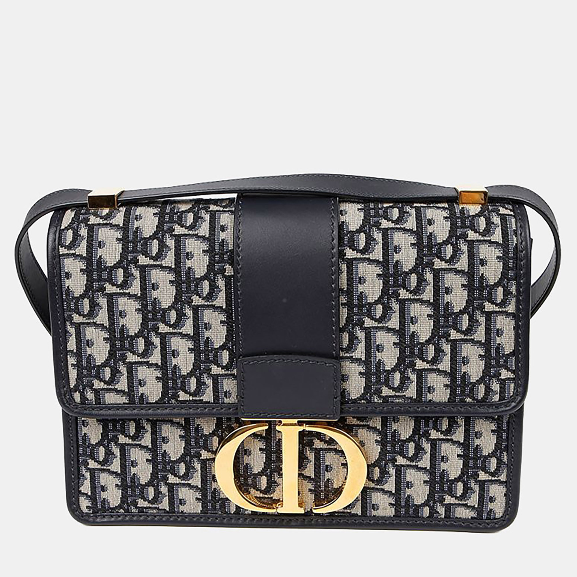 

Dior Blue Leather Mountain Shoulder Bag