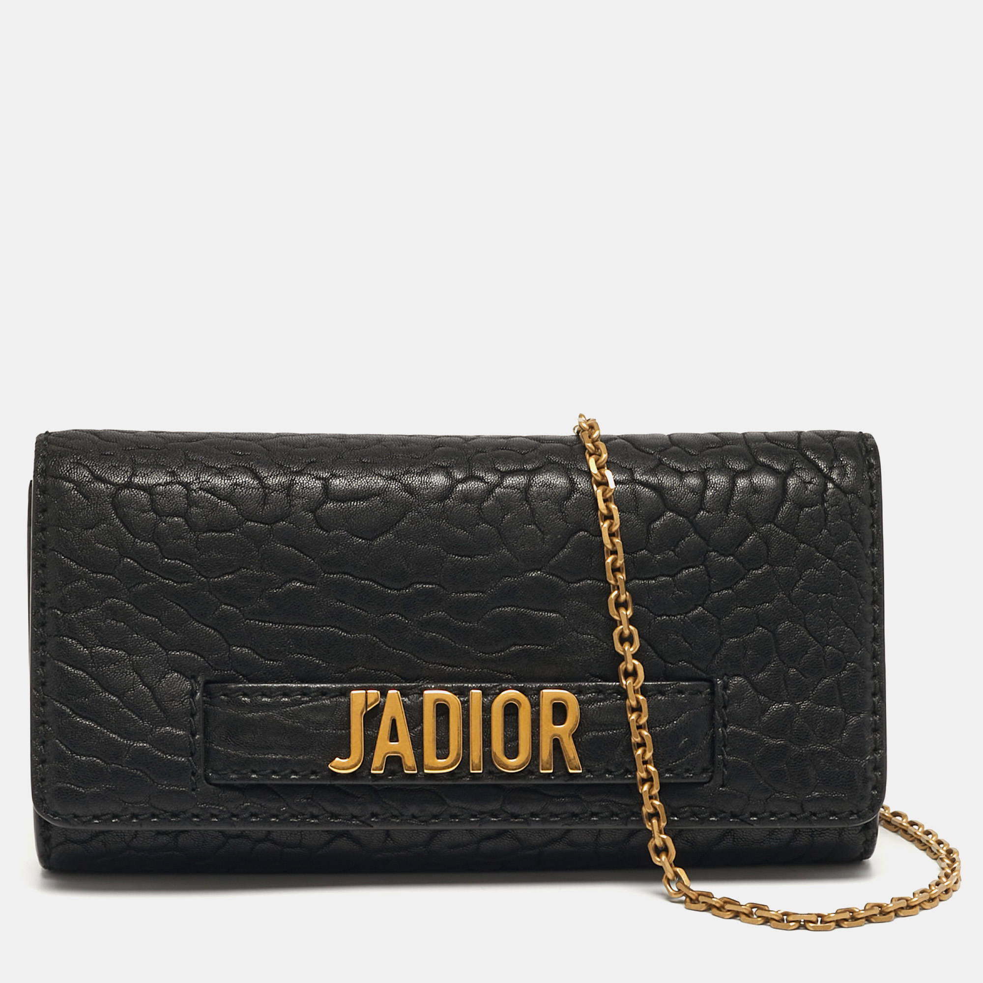 

Dior J'Adior Croisiere Black Leather Wallet On Chain