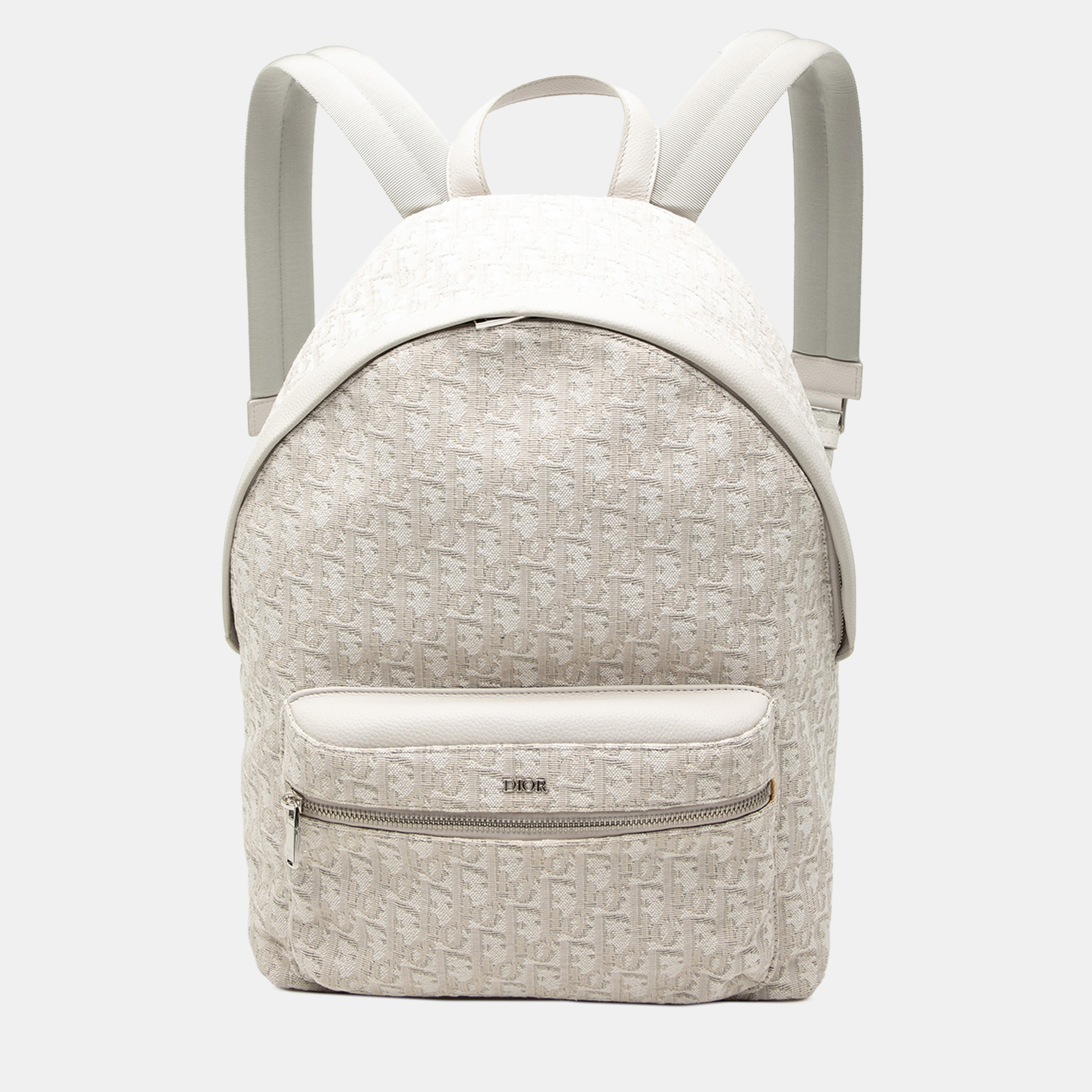 Pre-owned Dior Brown Oblique Canvas Rider Backpack