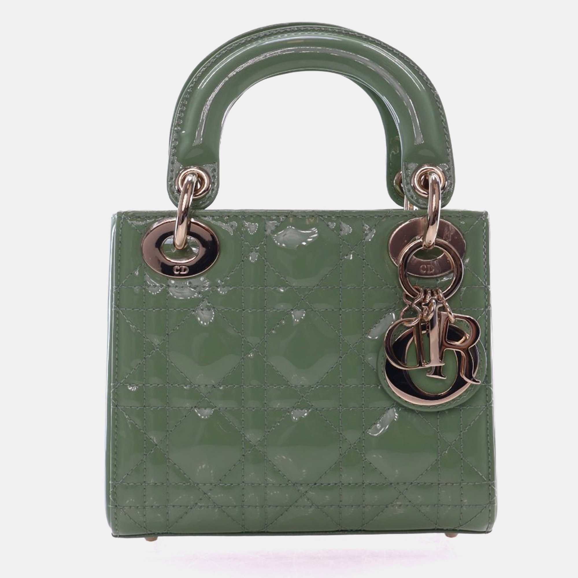 

Christian Dior Mini Green Patent Lady Dior