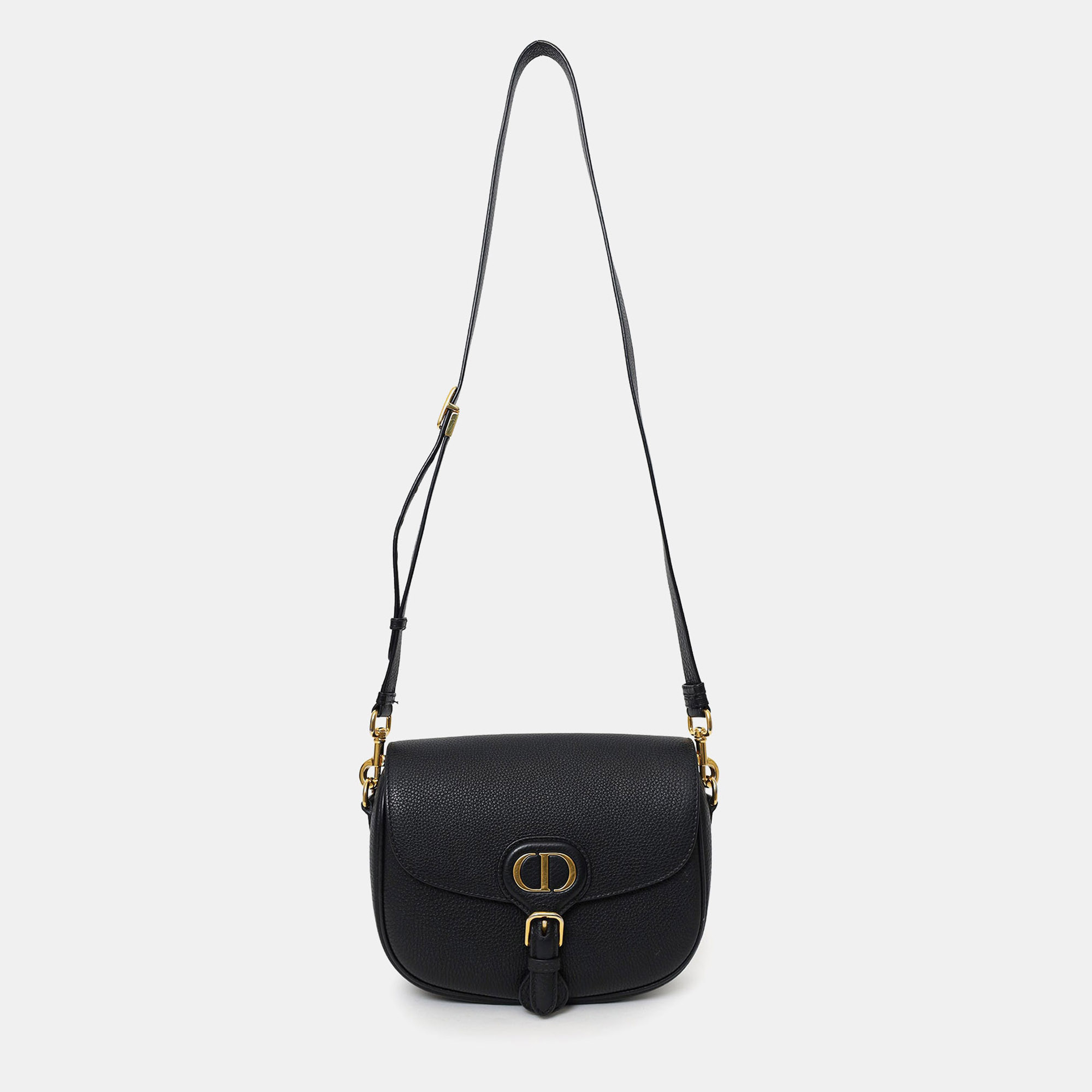 

Christian Dior Black Leather Medium Bobby Bag