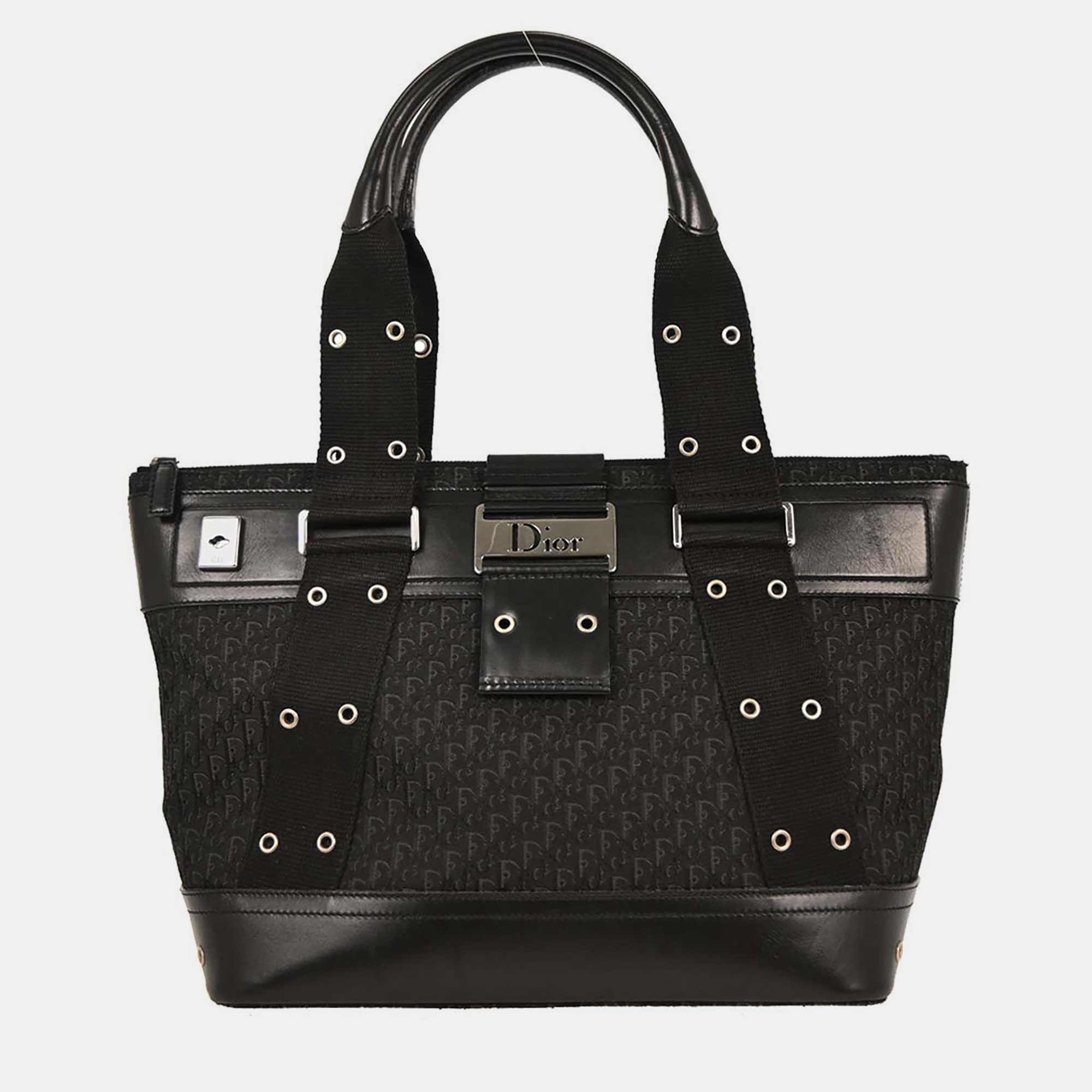 

Christian Dior Black Trotter Street Chic Tote Bag