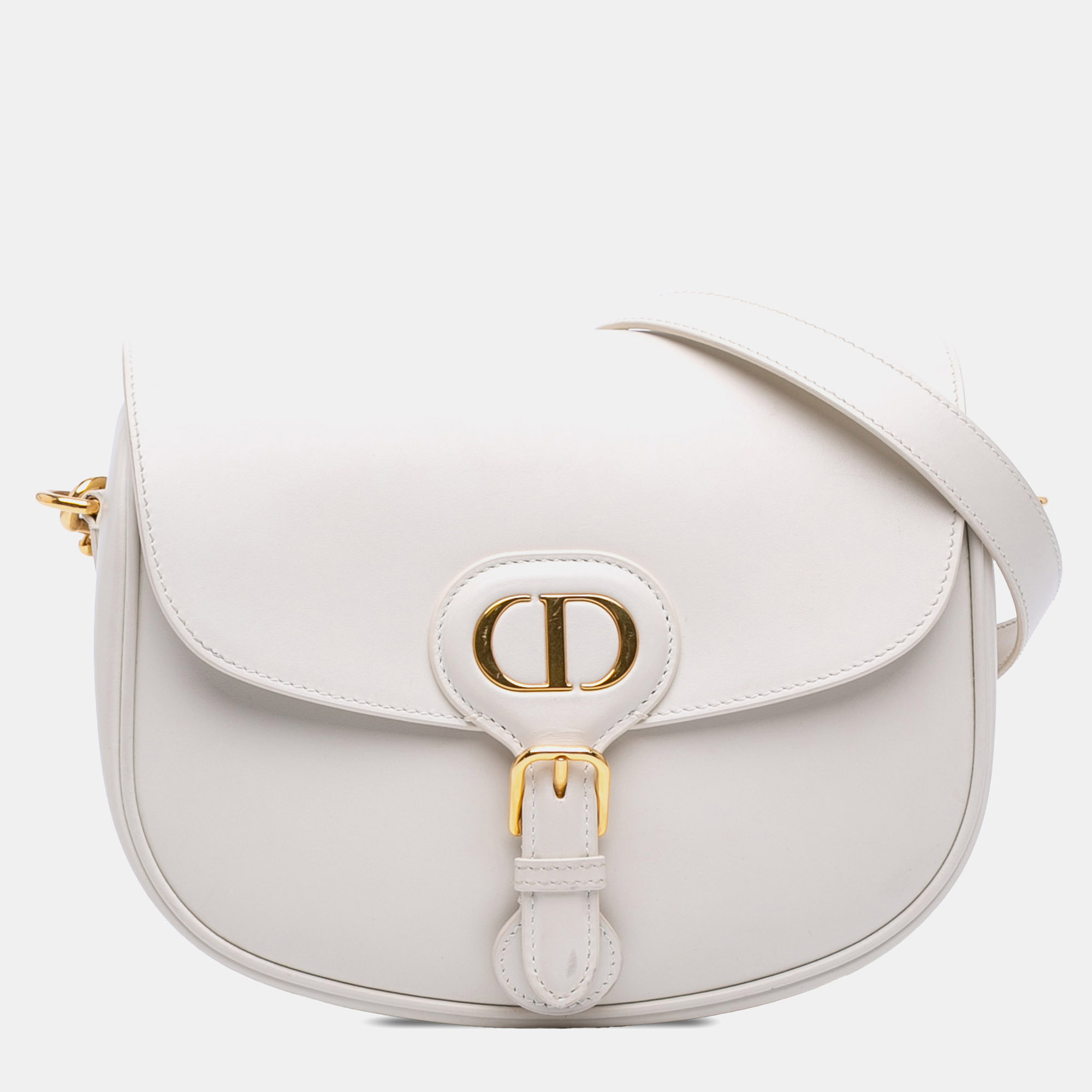 

Dior White Medium Leather Bobby Crossbody