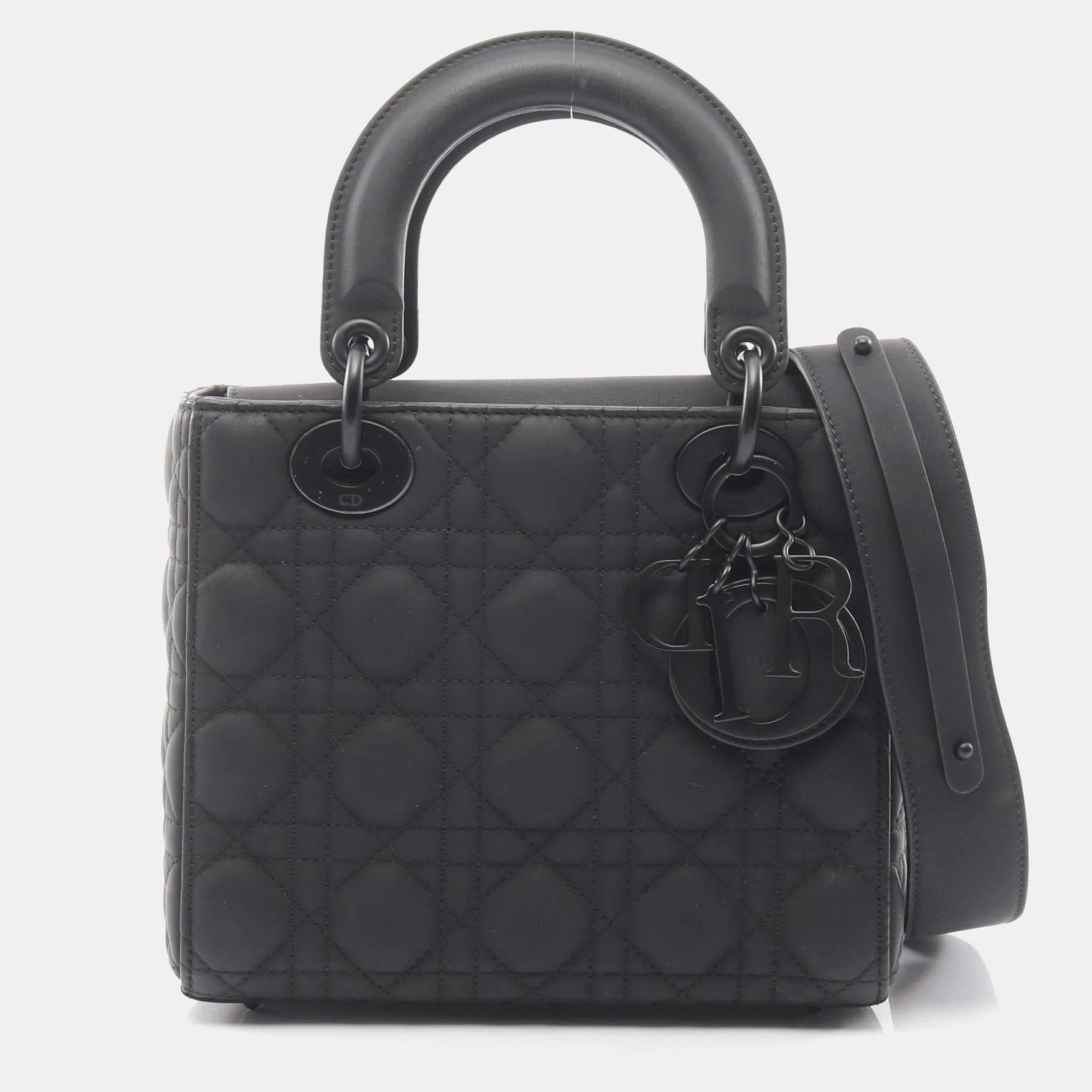 

Christian Dior Dior My Lady Small Handbag Leather Black