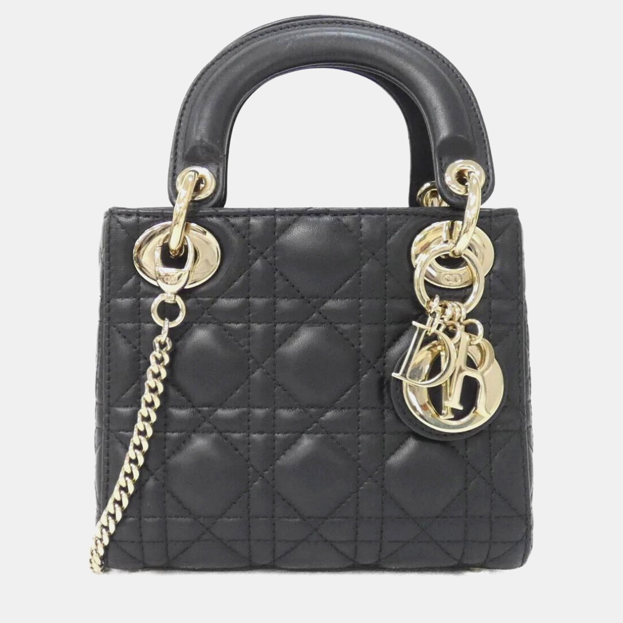 

Christian Dior Lady Mini Handbag, Black